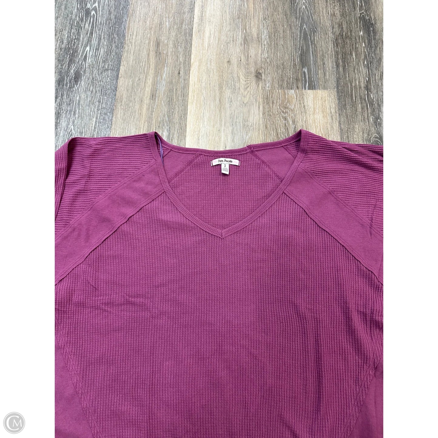 Top Long Sleeve By Free People In Mauve, Size: S