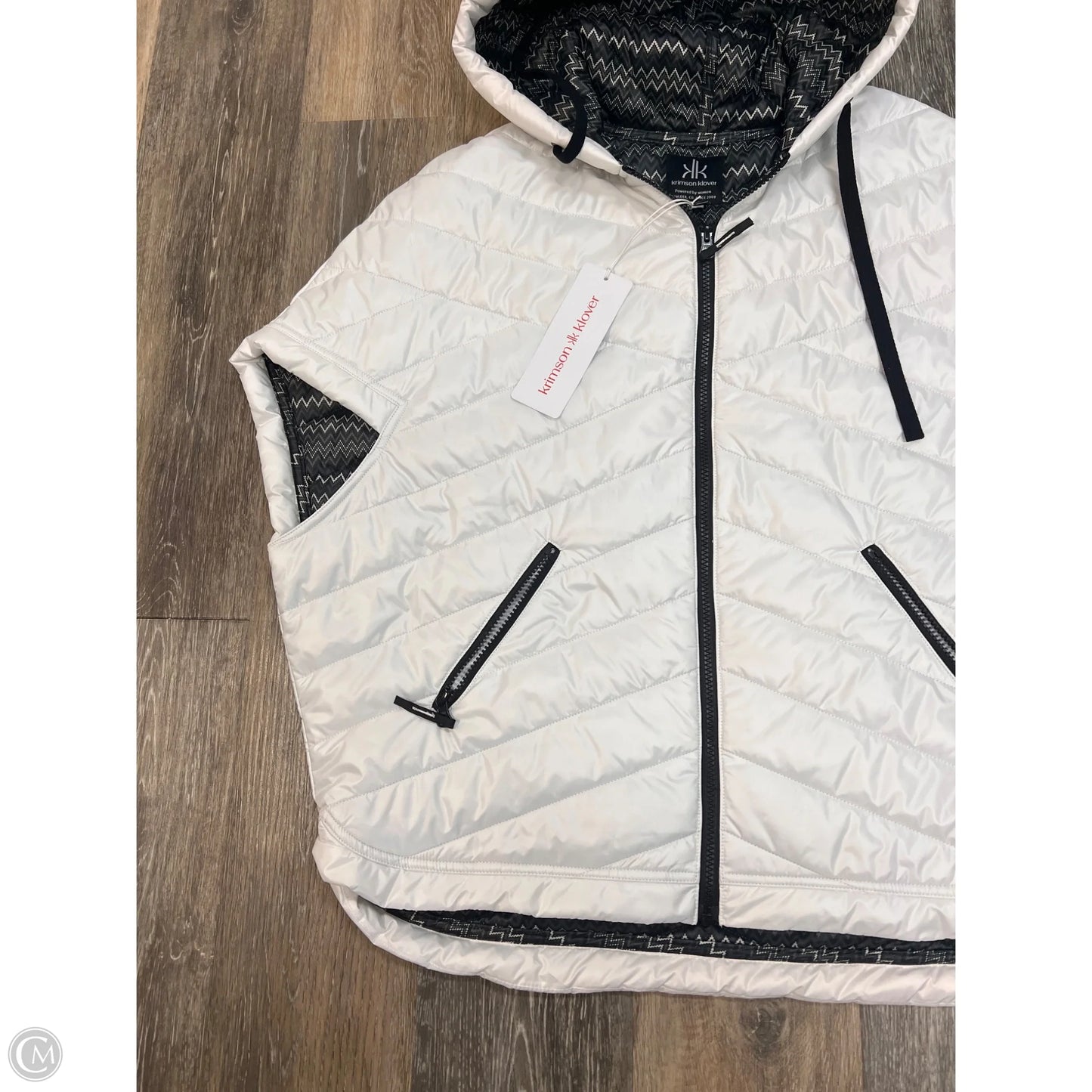 Vest Puffer & Quilted By KRIMSON KLOVER In White, Size: S