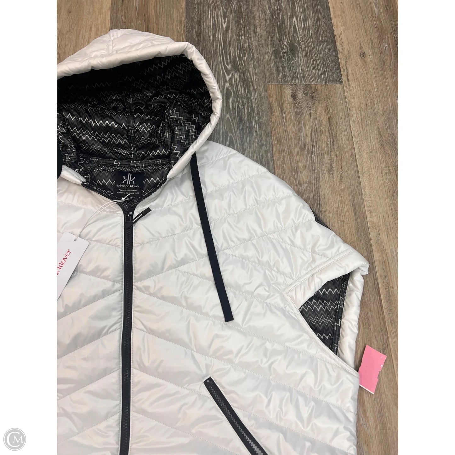 Vest Puffer & Quilted By KRIMSON KLOVER In White, Size: S