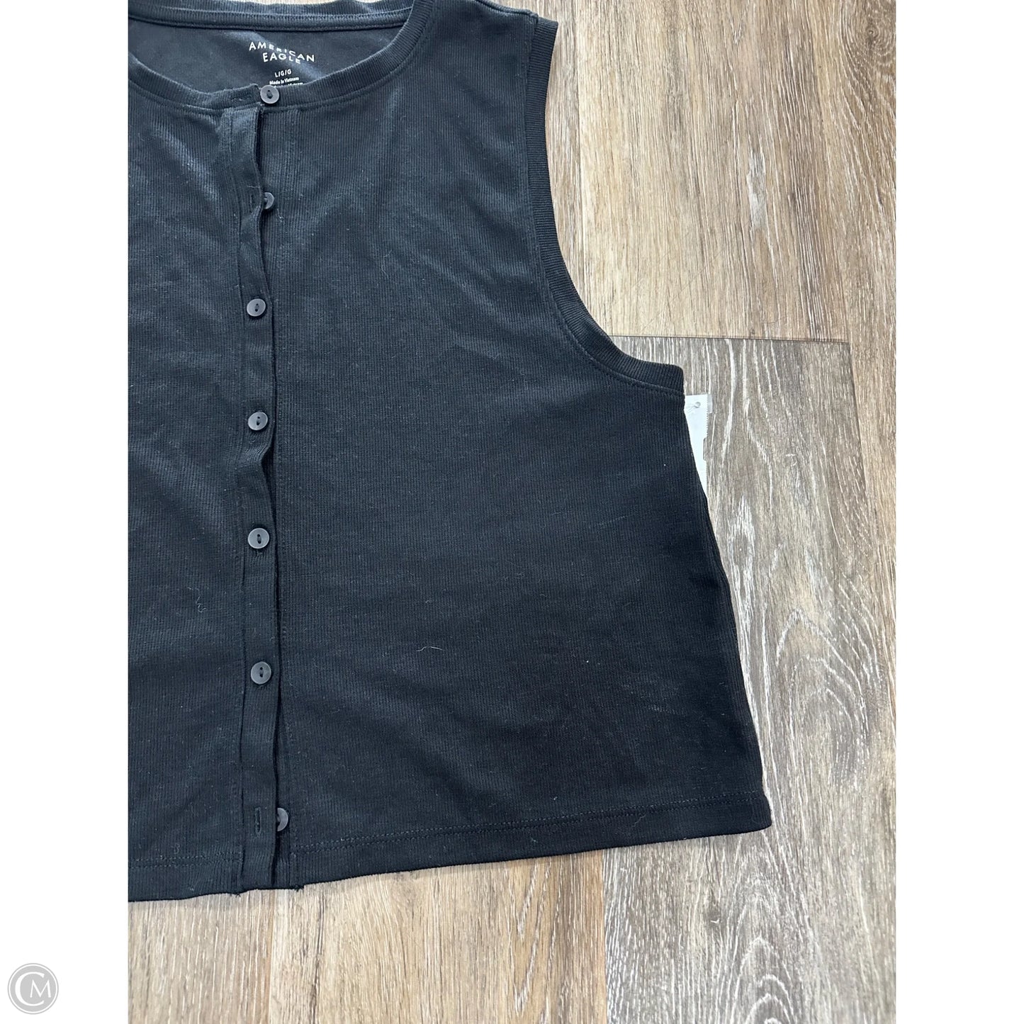 Tank Top By American Eagle In Black, Size: L
