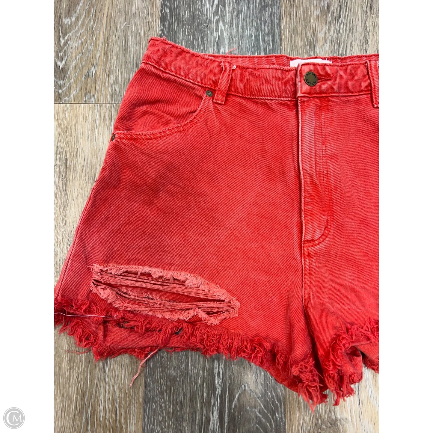 Shorts By Rollas In Red Denim, Size: 8/29