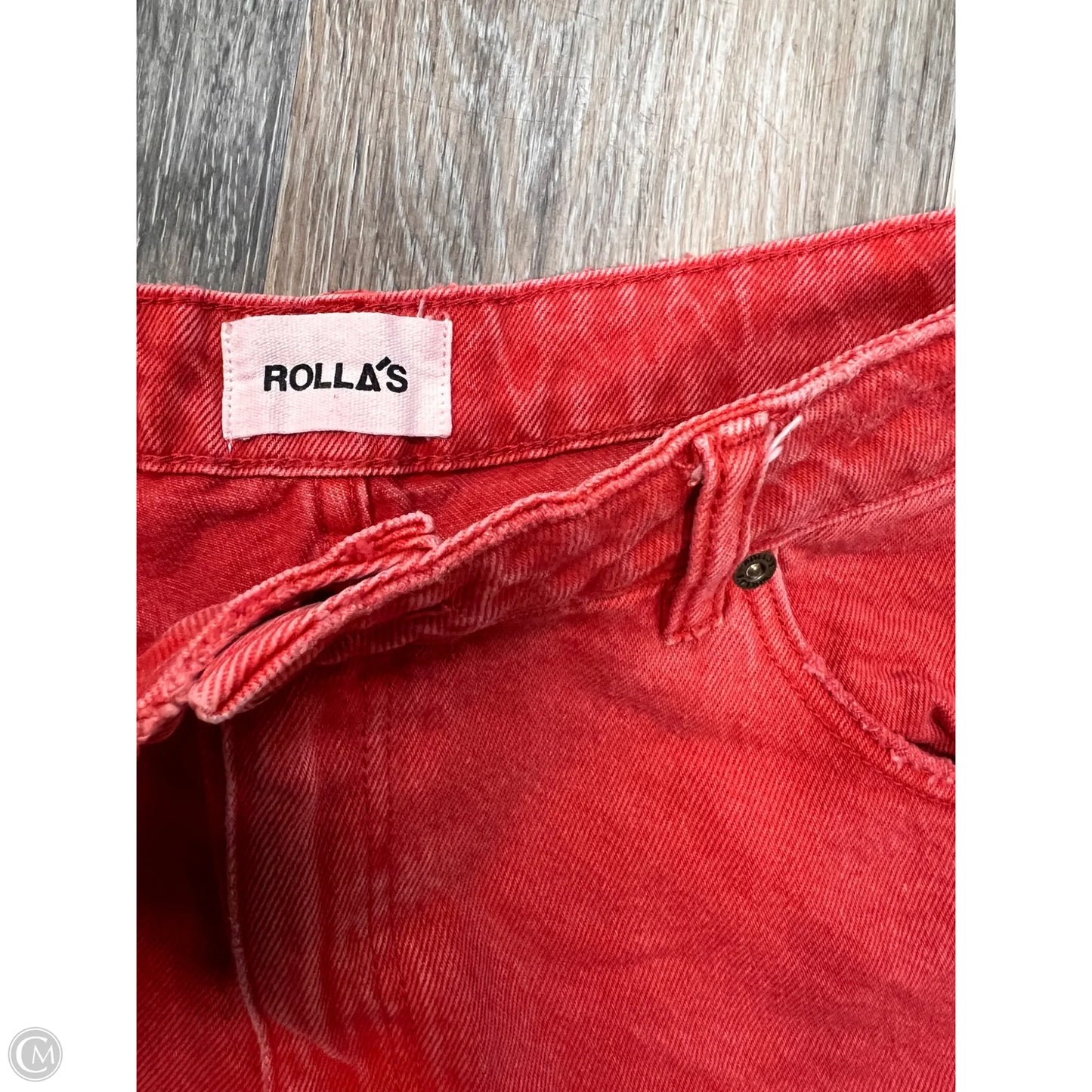 Shorts By Rollas In Red Denim, Size: 8/29