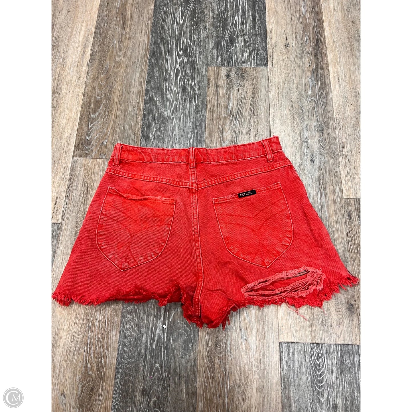 Shorts By Rollas In Red Denim, Size: 8/29