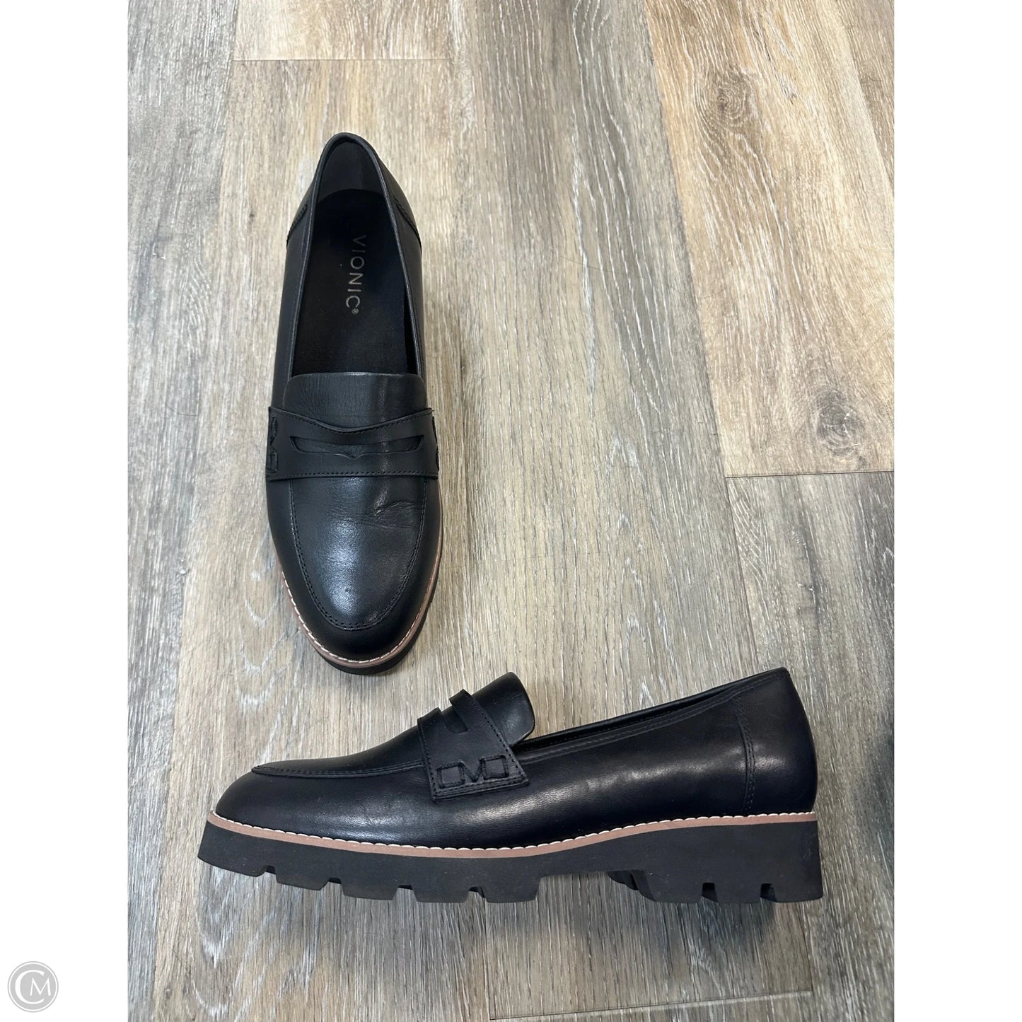 Shoes Flats By Vionic In Black, Size: 8