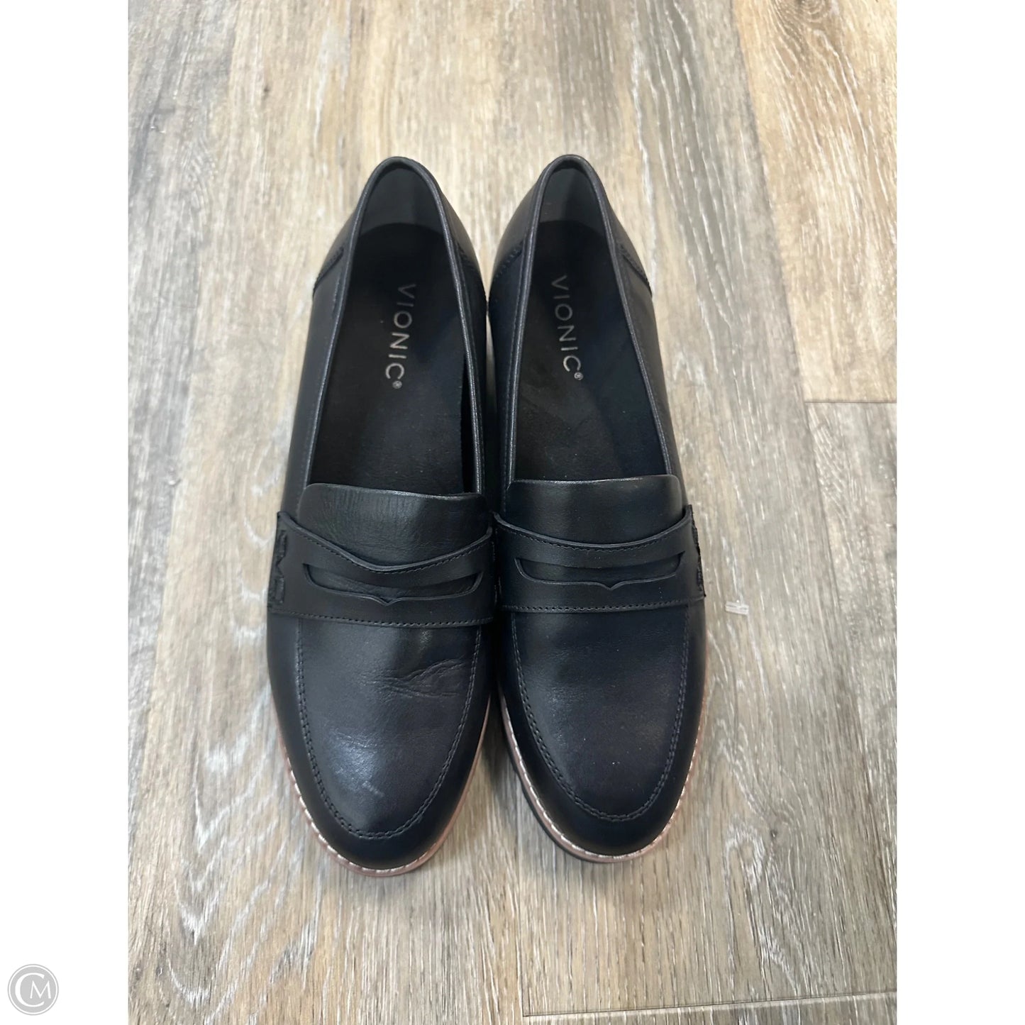 Shoes Flats By Vionic In Black, Size: 8