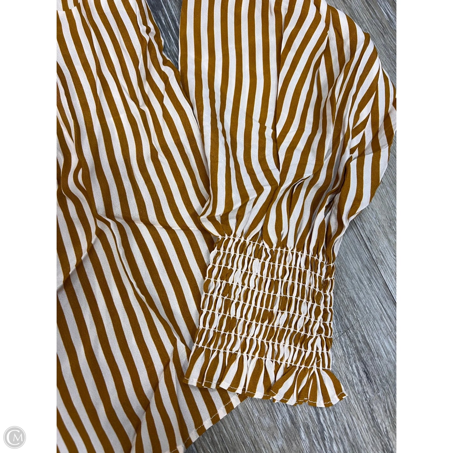 Blouse Designer By Lk Bennett In Striped Pattern, Size: 6