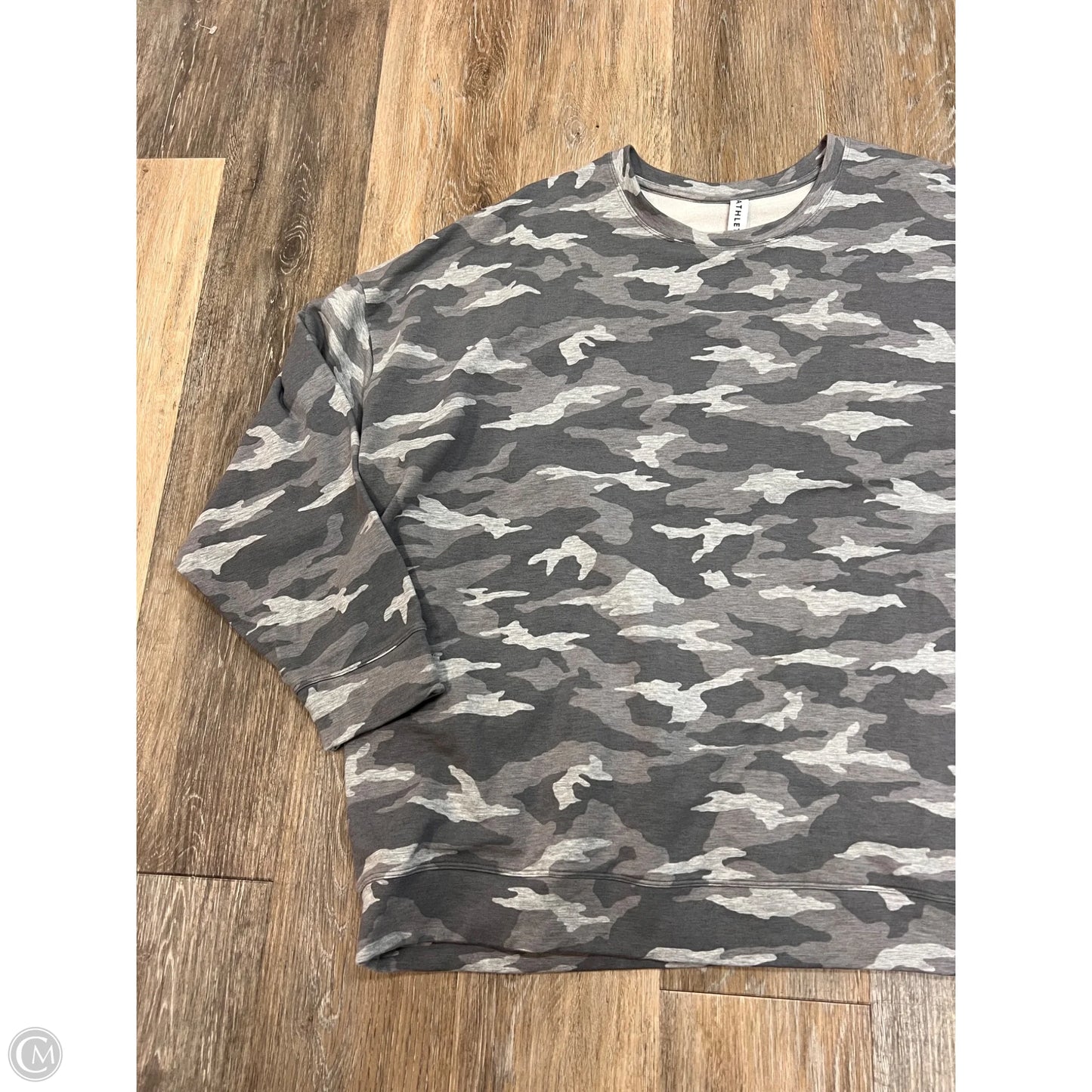 Athletic Sweatshirt Crewneck By Athleta In Grey, Size: 3x