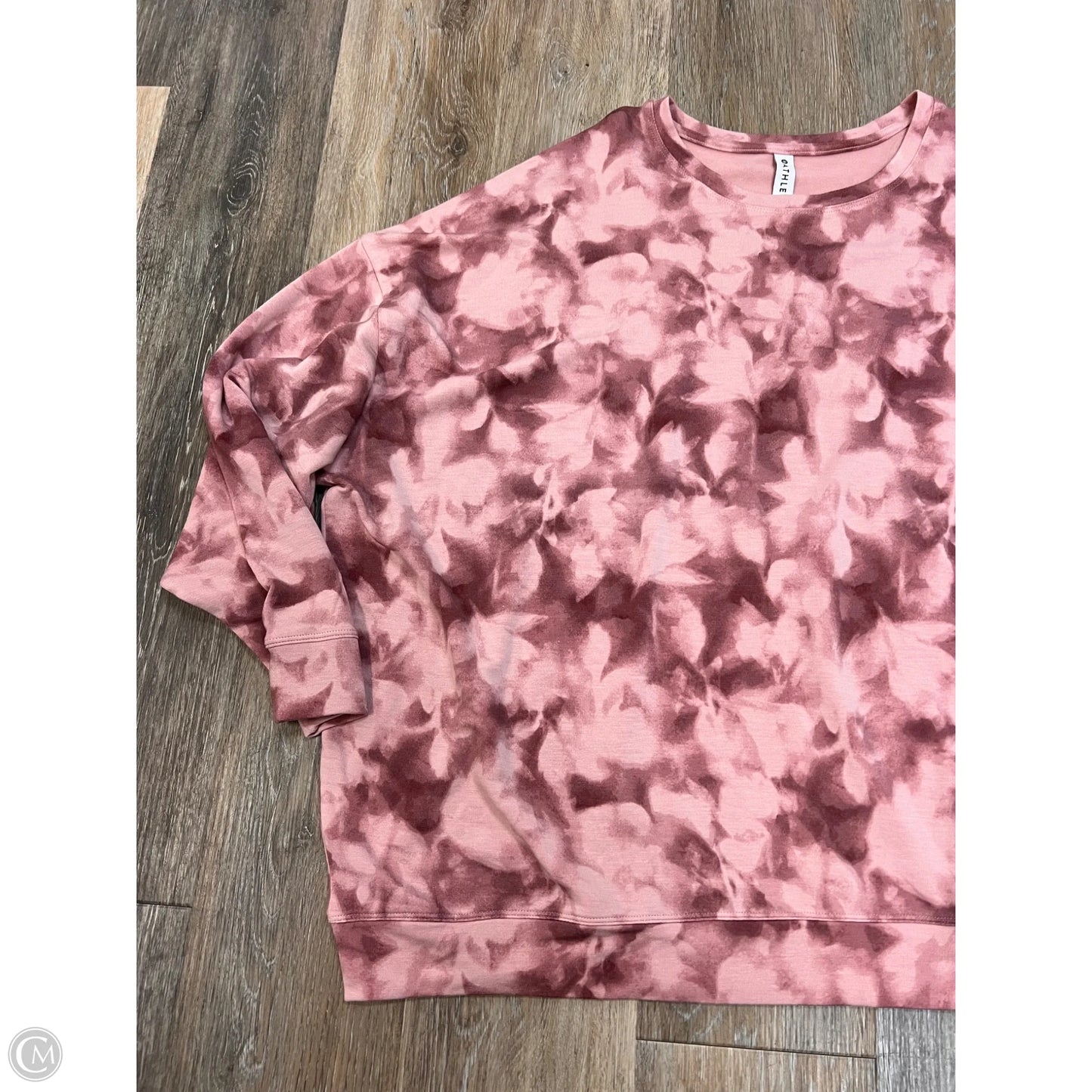 Athletic Sweatshirt Crewneck By Athleta In Pink, Size: 2x