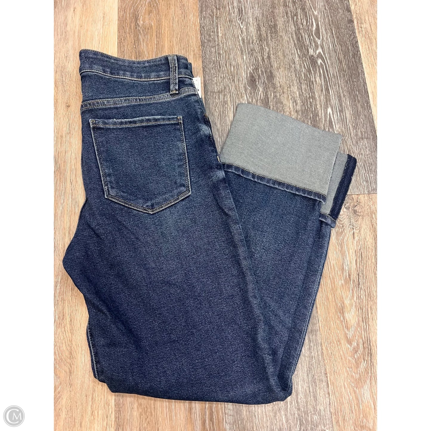 Jeans Straight By Evereve In Blue Denim, Size: 6/28