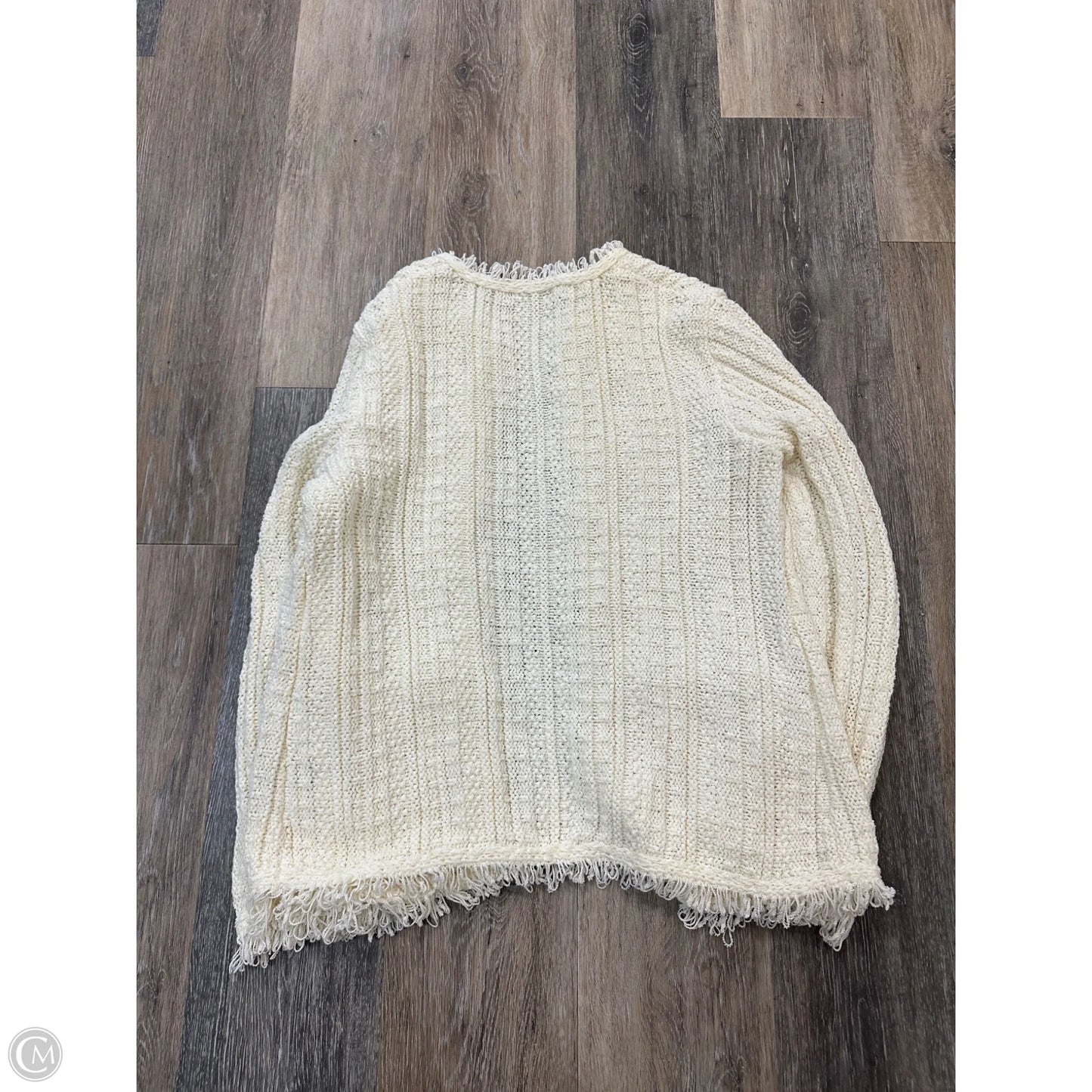 Sweater Cardigan By J. Crew In White, Size: S