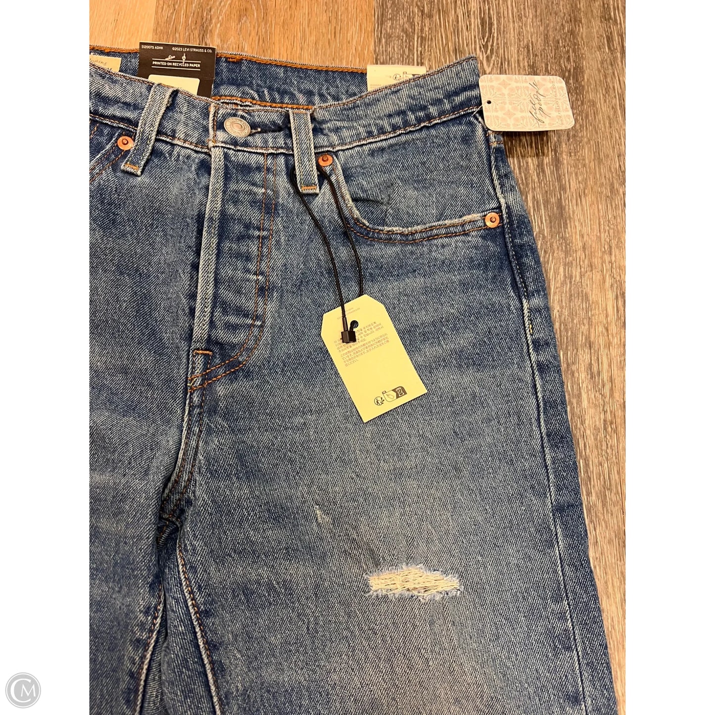 Jeans Boot Cut By Levis In Blue, Size: 1/25