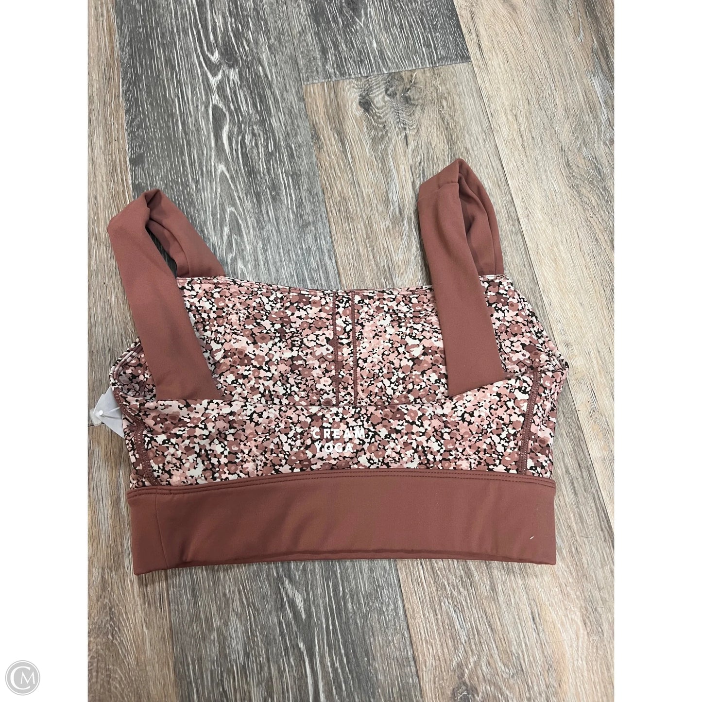 Athletic Bra By Cream Yoga In Brown, Size: S