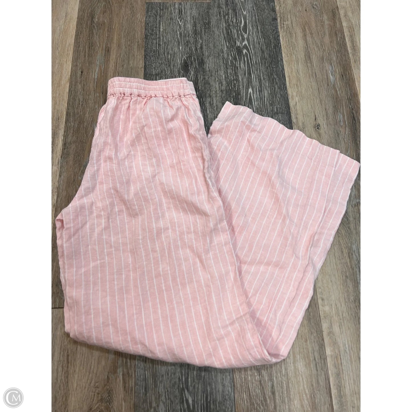 Pants Linen By Madewell In Pink, Size: Xs