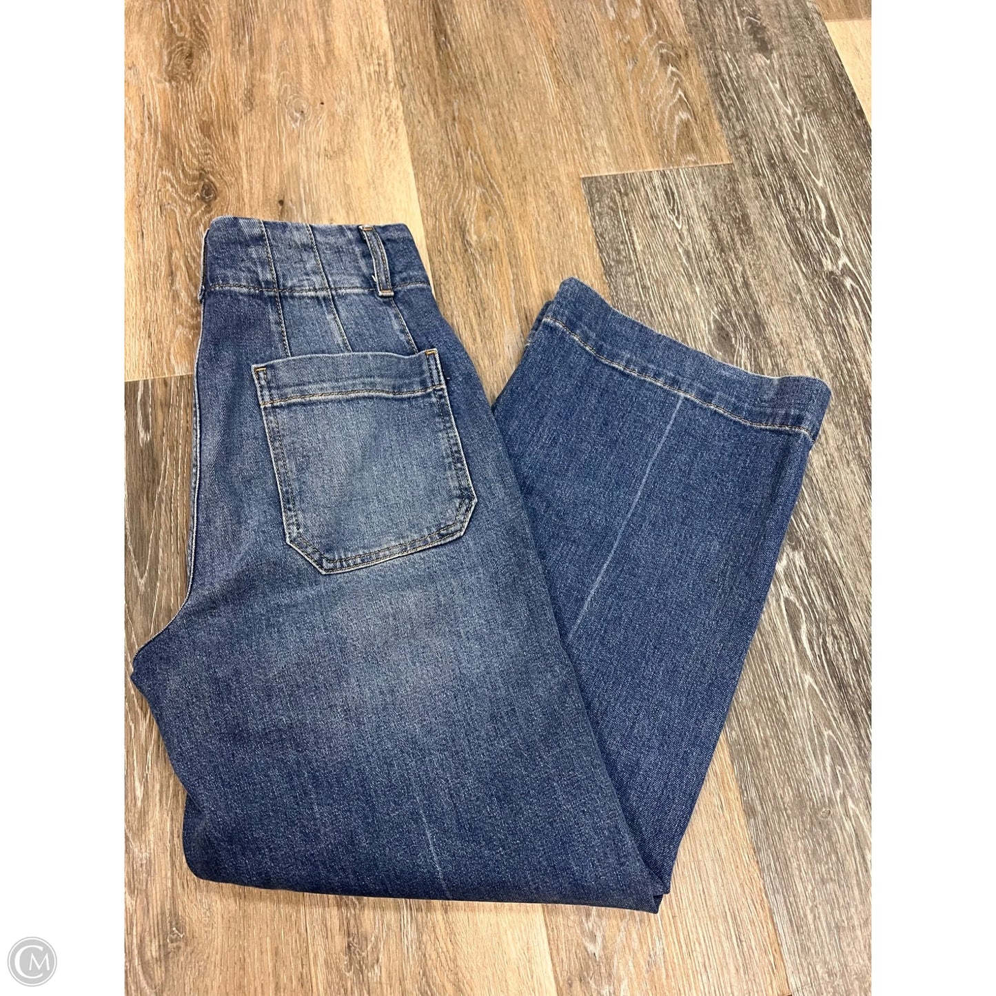 Jeans Wide Leg By Pilcro In Blue Denim, Size: 4/27