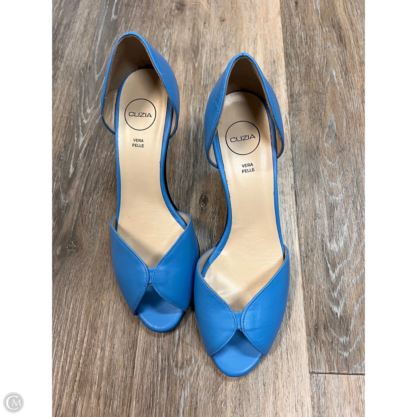 Shoes Heels Stiletto By Clizia In Blue, Size: 8/38