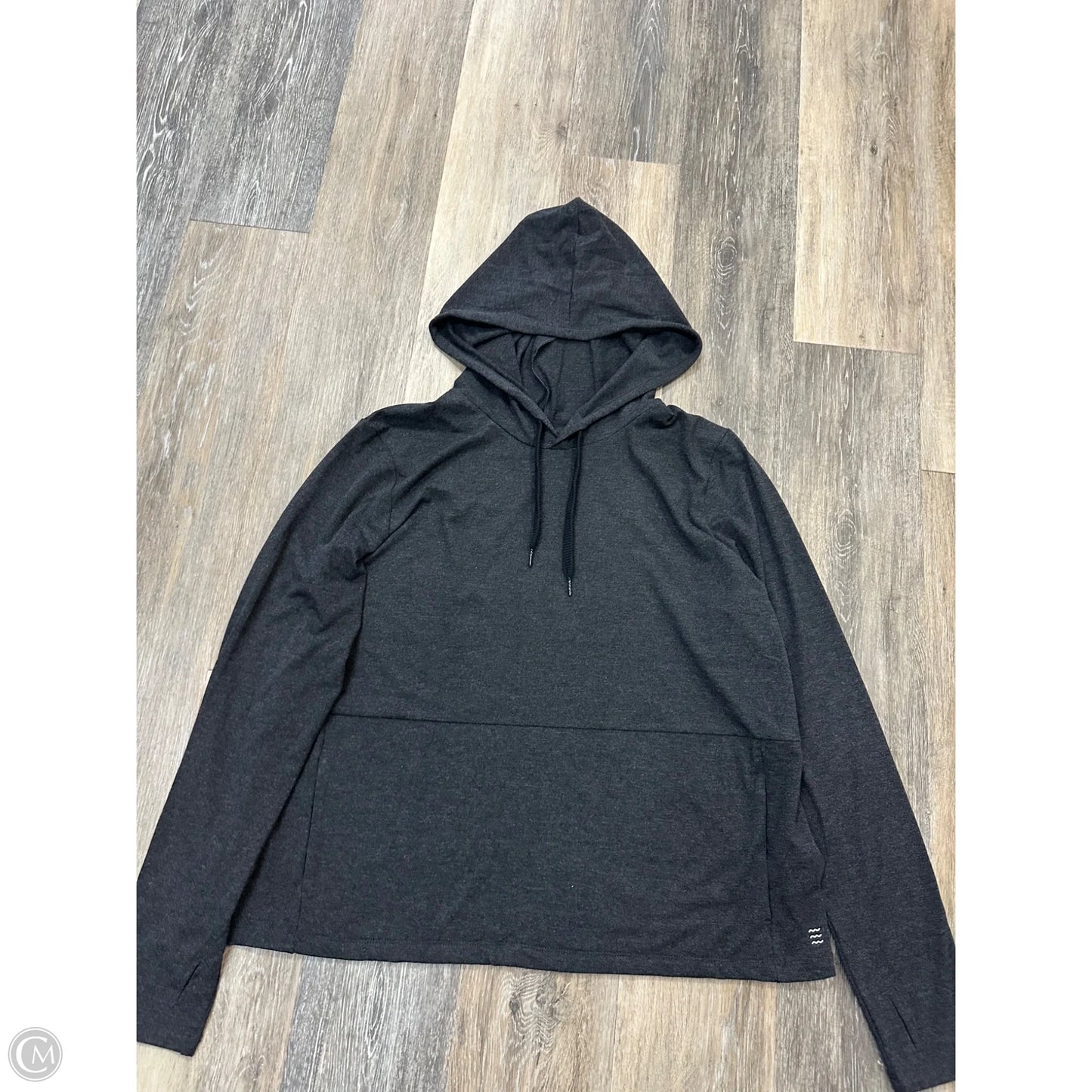 Athletic Sweatshirt Hoodie By Free Fly In Grey, Size: Xl