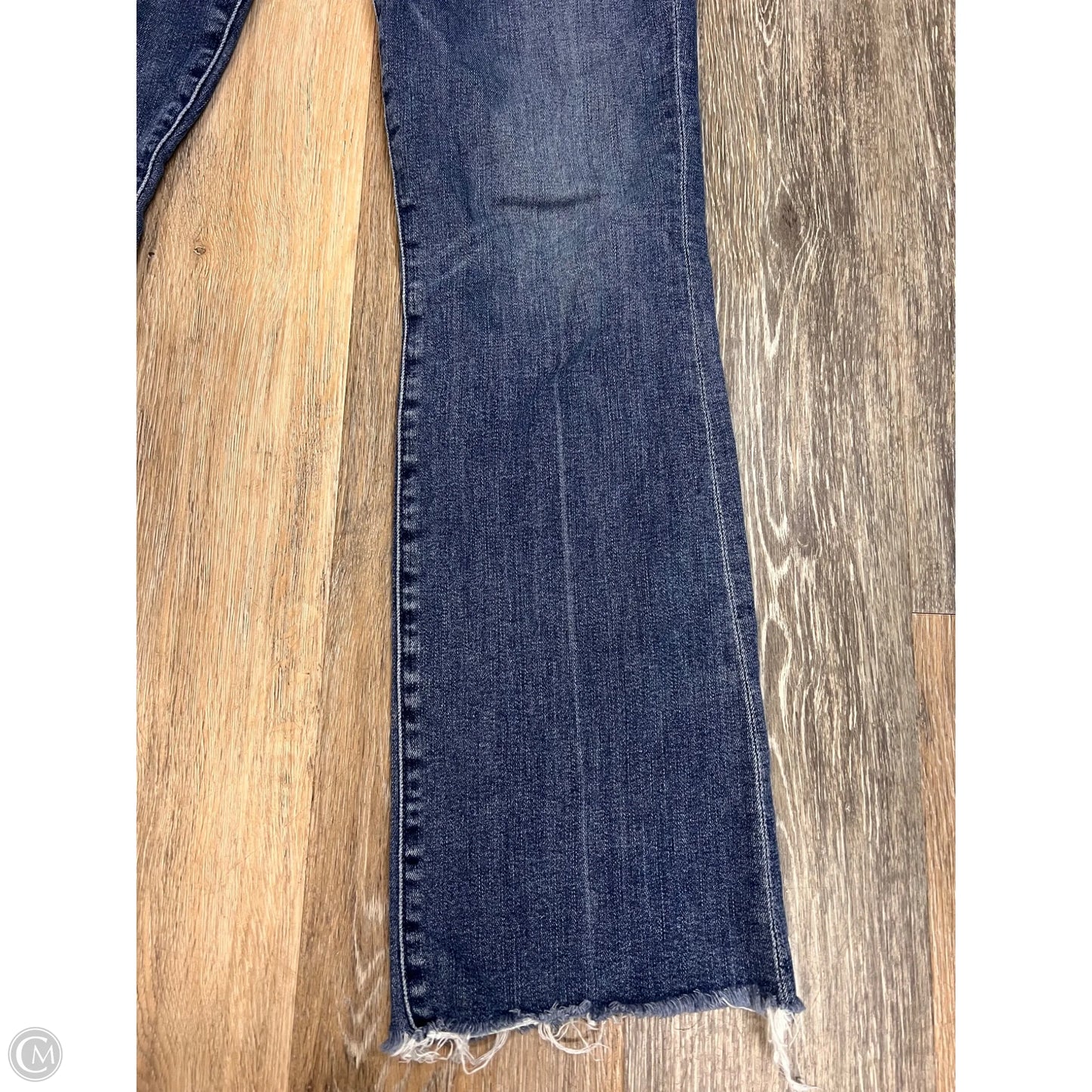 Jeans Boot Cut By Mother Jeans In Blue Denim, Size: 4/27
