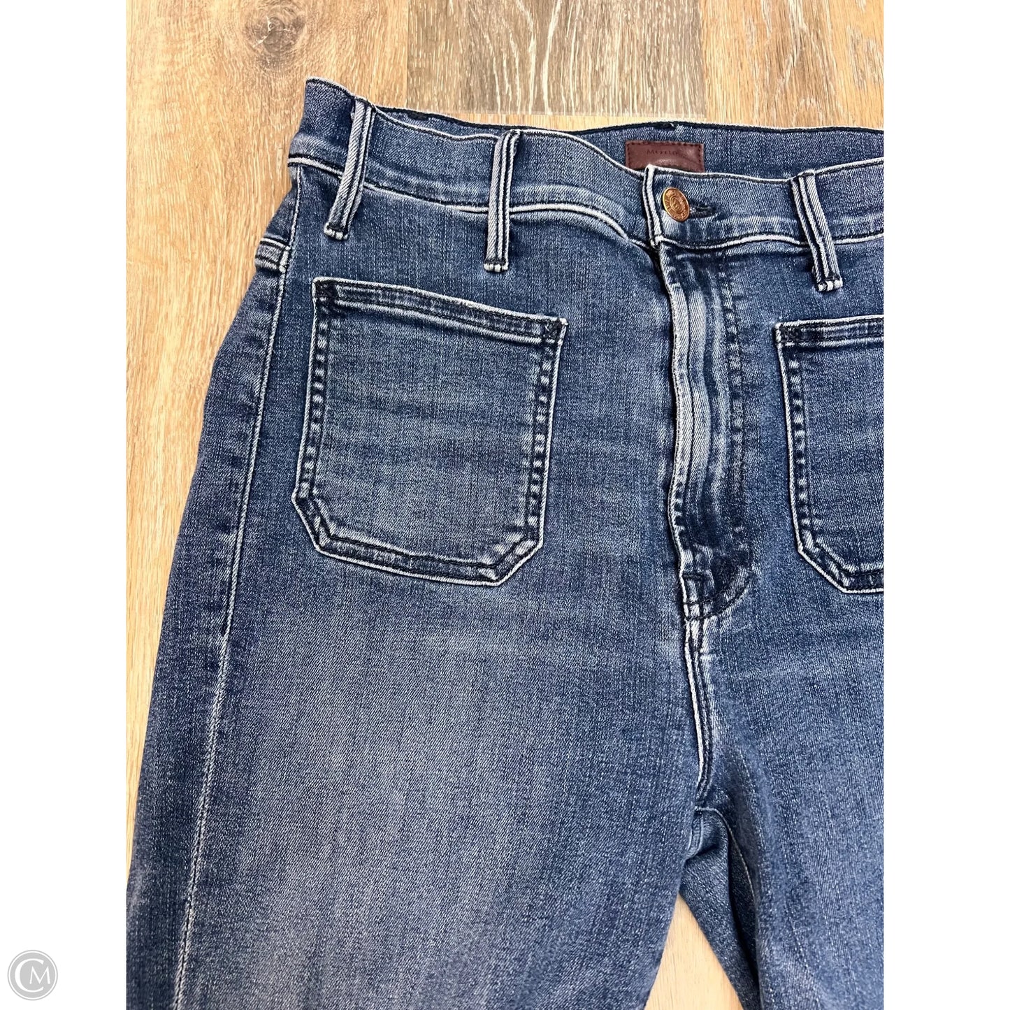 Jeans Boot Cut By Mother Jeans In Blue Denim, Size: 4/27