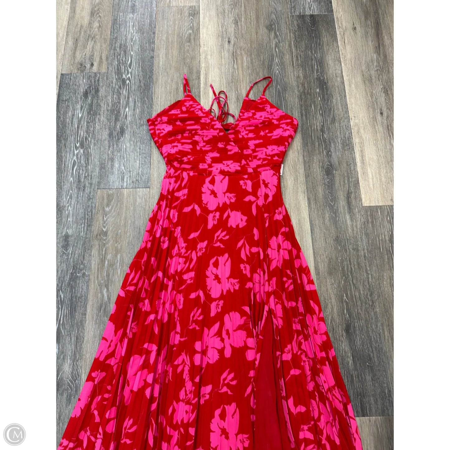 Dress Party Long By Lulu In Pink & Red, Size: M