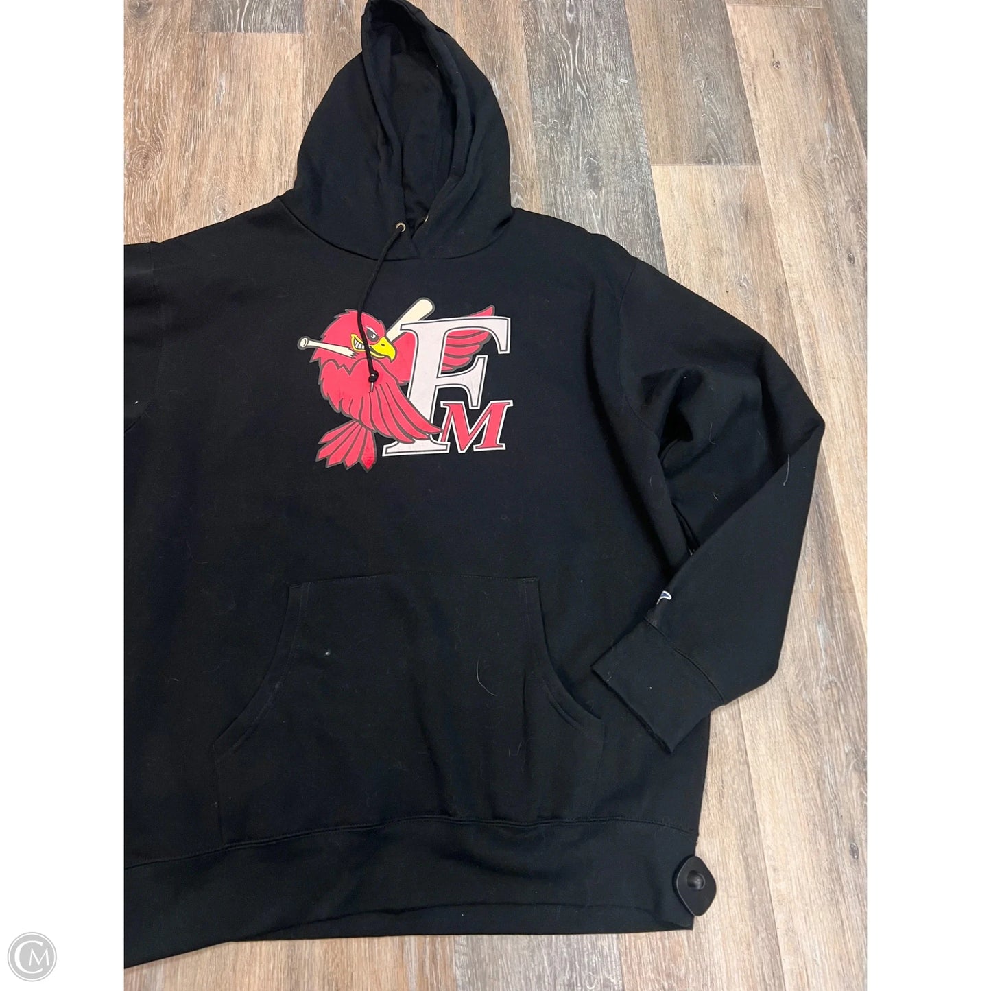 Athletic Sweatshirt Hoodie By Blue 84 In Black, Size: Xl (unisex)