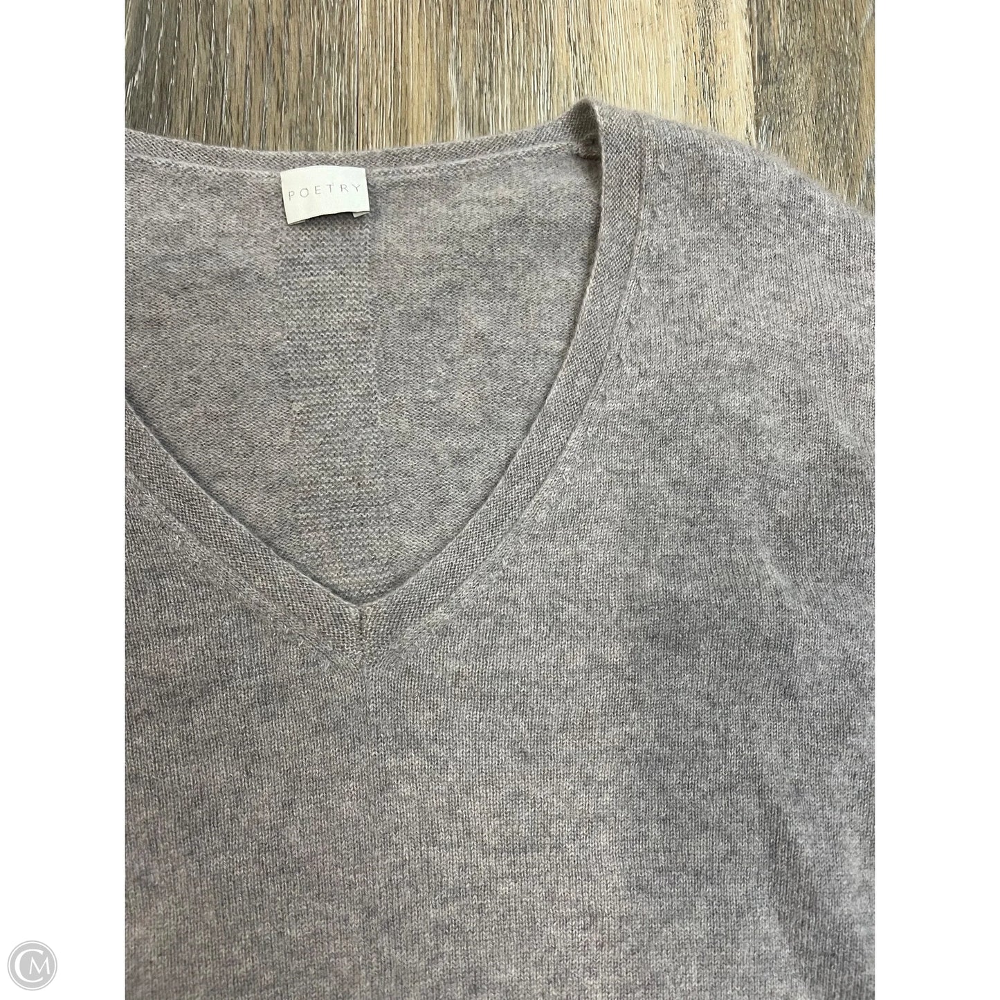 Sweater Cashmere By Poetry In Grey, Size: 6