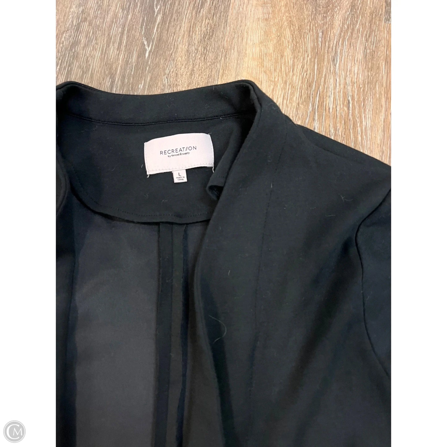 Sweater Cardigan By Thread And Supply In Black, Size: L