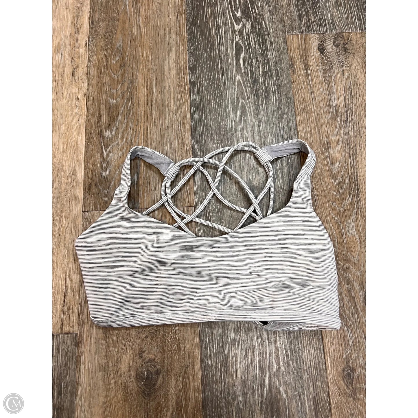 Athletic Bra By Lululemon In Grey, Size: 8