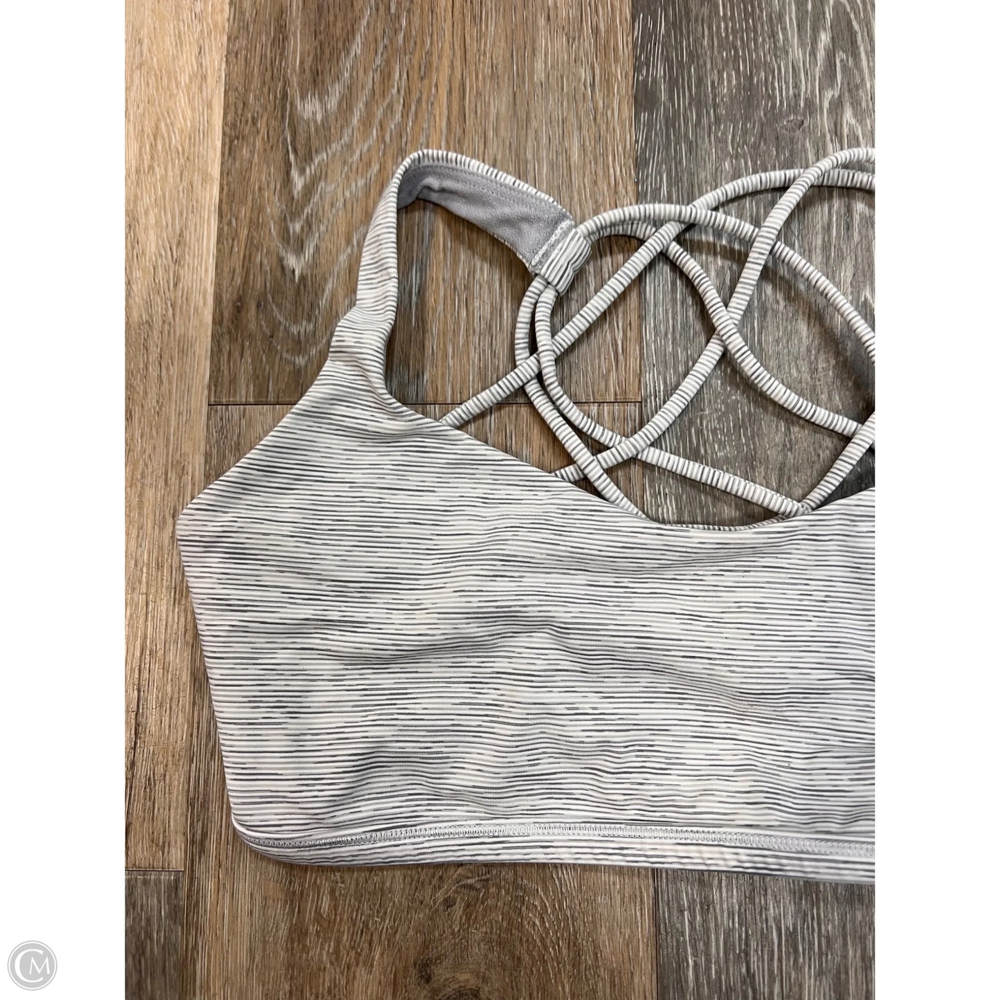 Athletic Bra By Lululemon In Grey, Size: 8