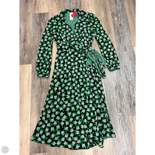 Dress Designer By Diane Von Furstenberg In Green, Size: S