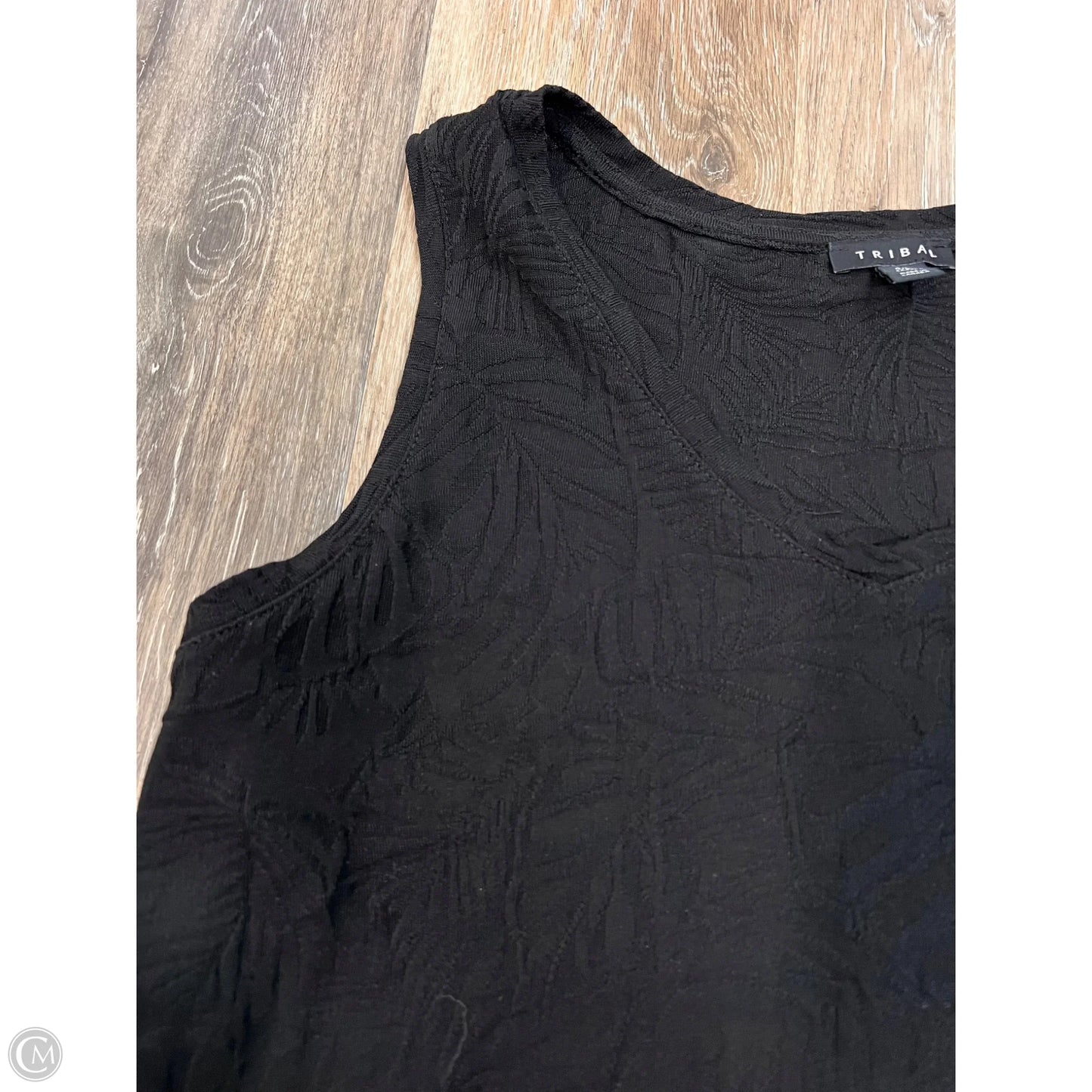 Tank Top By Tribal In Black, Size: L