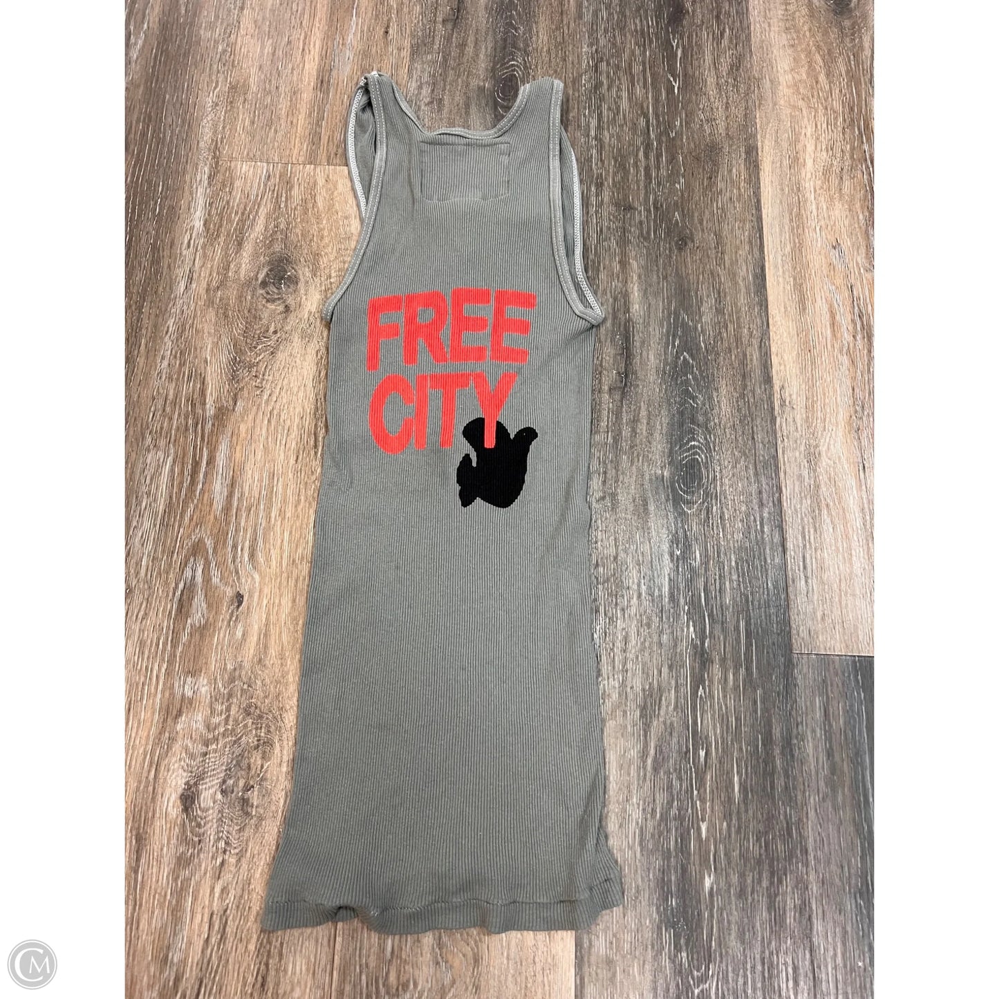 Tank Top By Freecity In Grey, Size: Xs/S