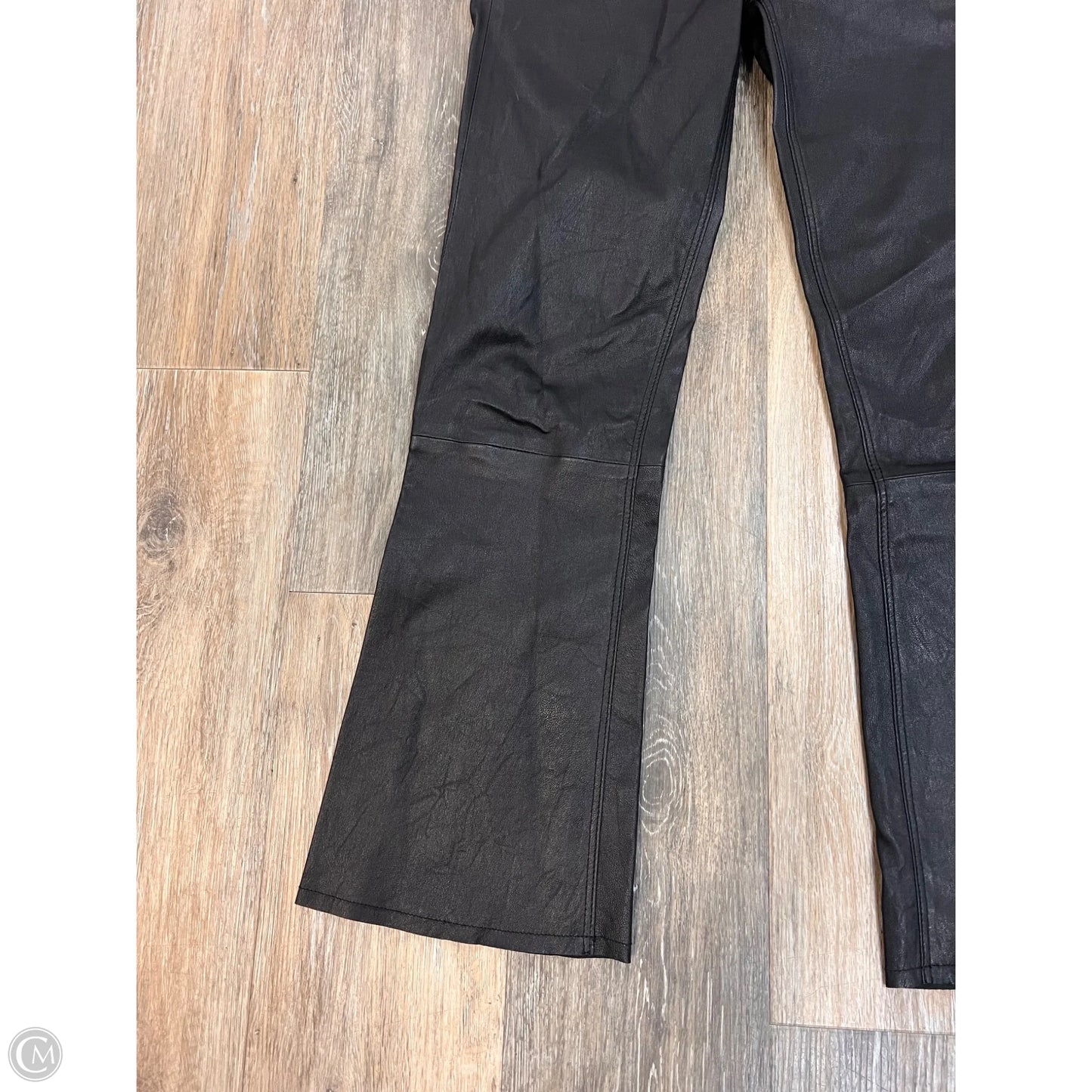 Pants Leather By R+A In Black, Size: 2/26