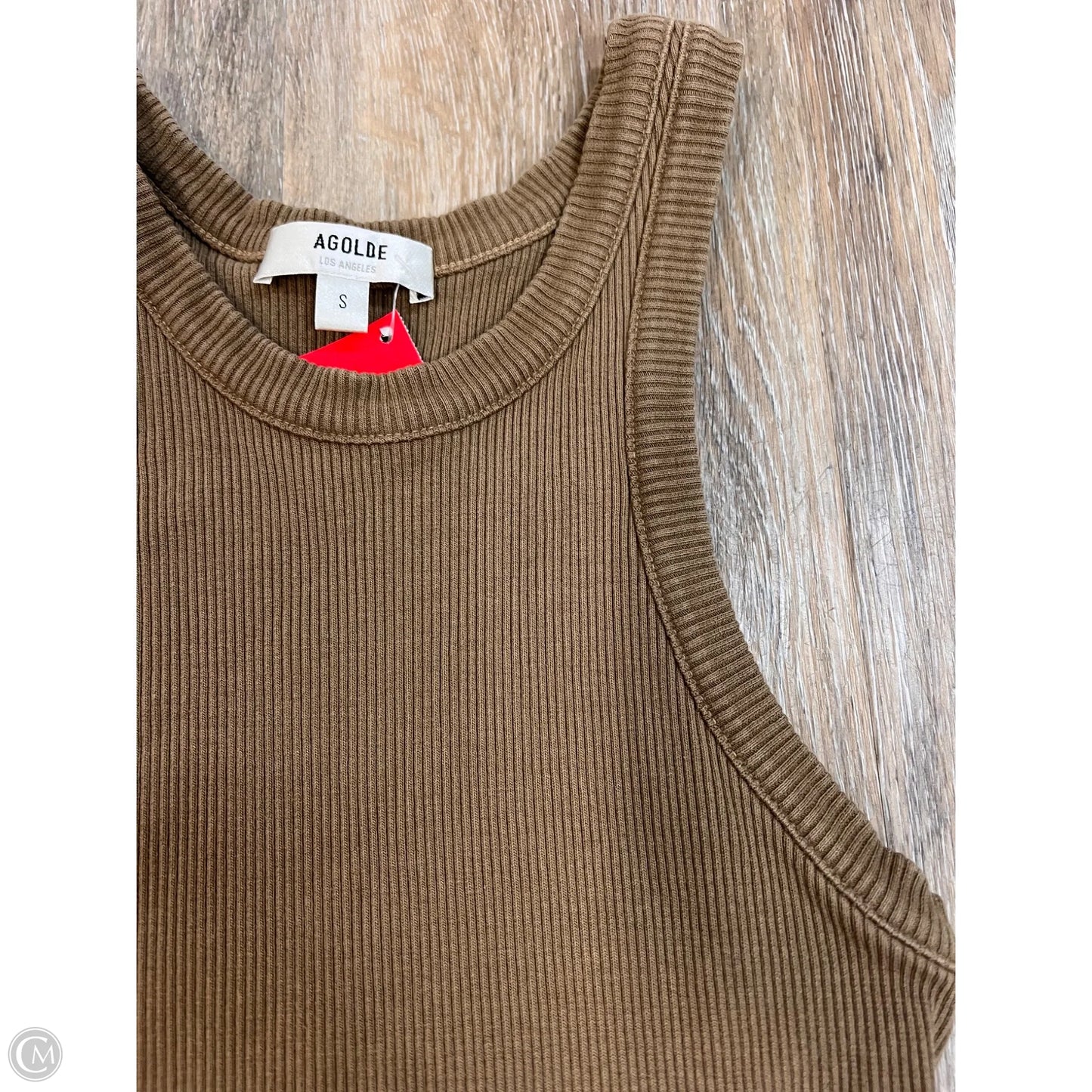 Tank Top By Agolde In Tan, Size: S