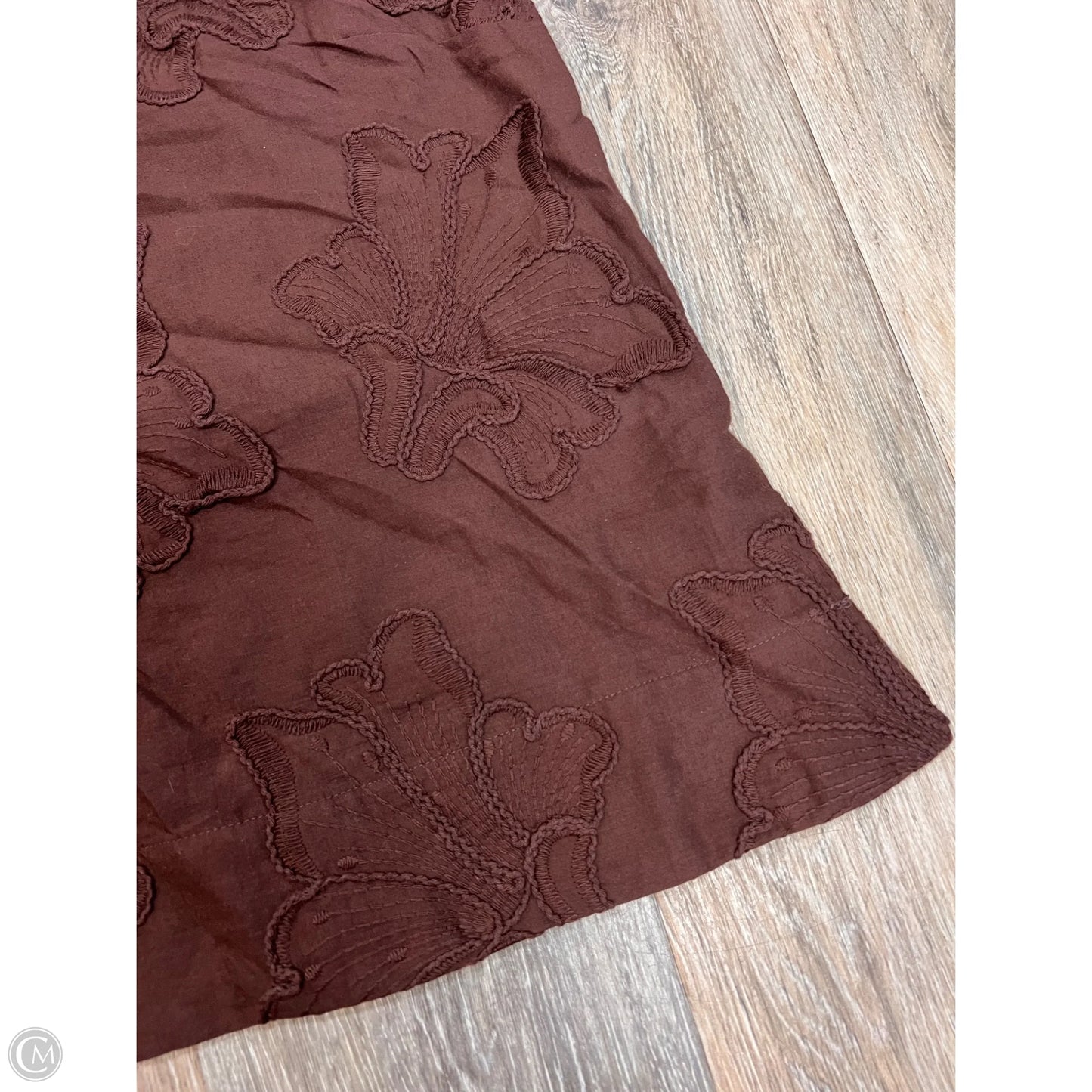 Top Sleeveless By Zara In Brown, Size: M
