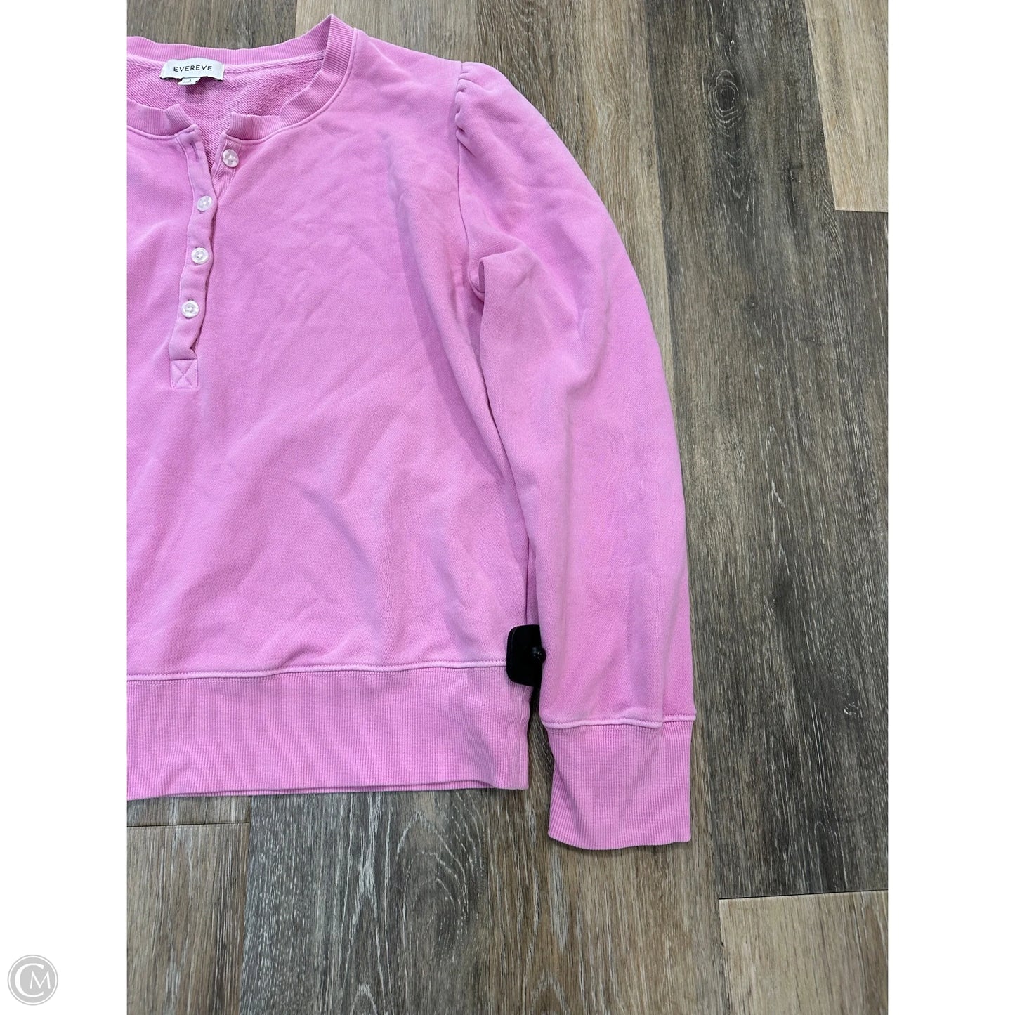 Top Long Sleeve By Evereve In Pink, Size: L