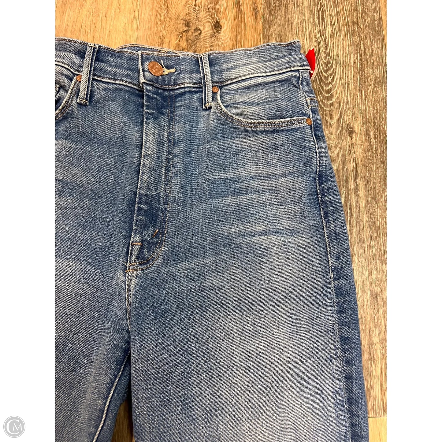 Jeans Flared By Mother In Blue Denim, Size: 4