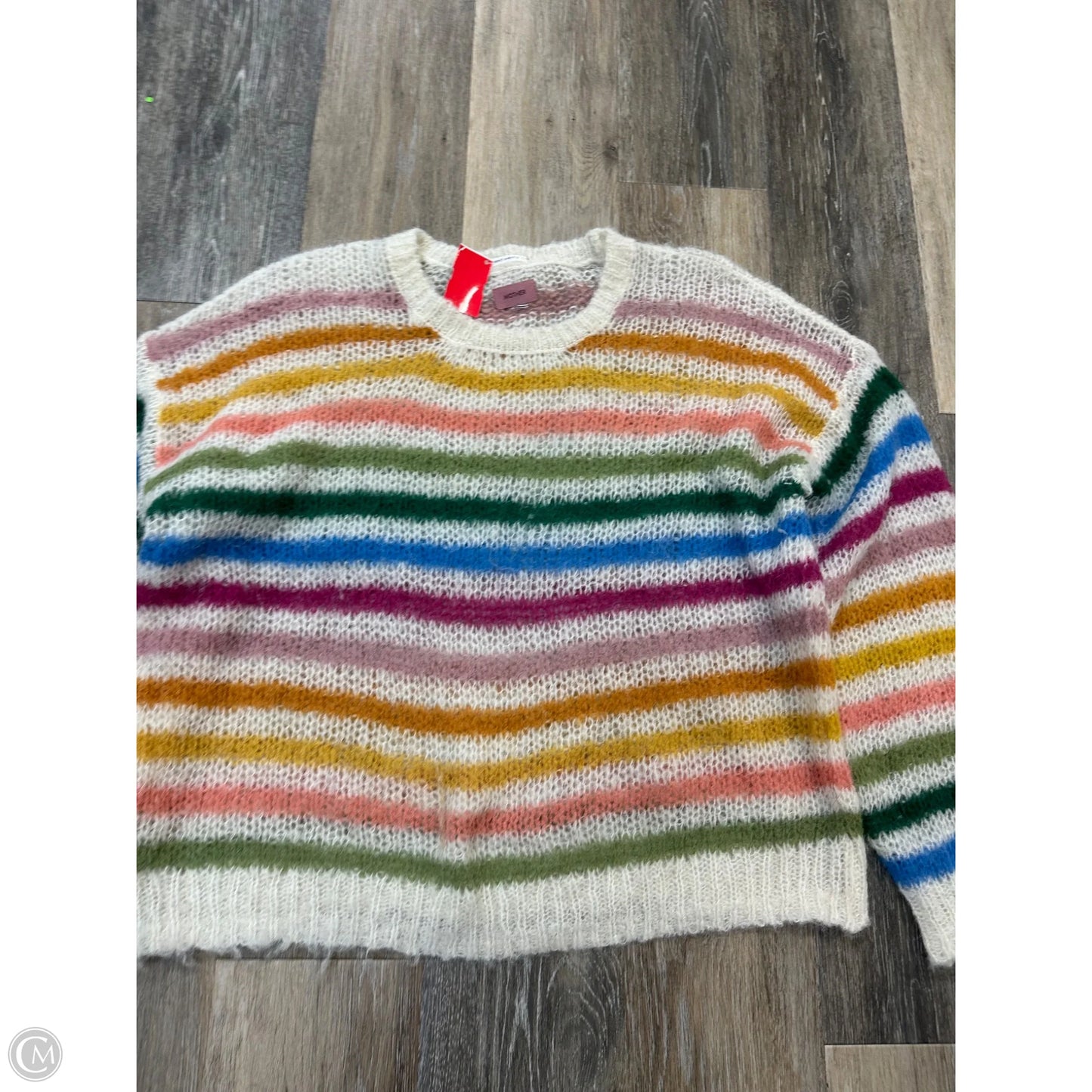 Sweater By Mother In Rainbow Print, Size: Xl