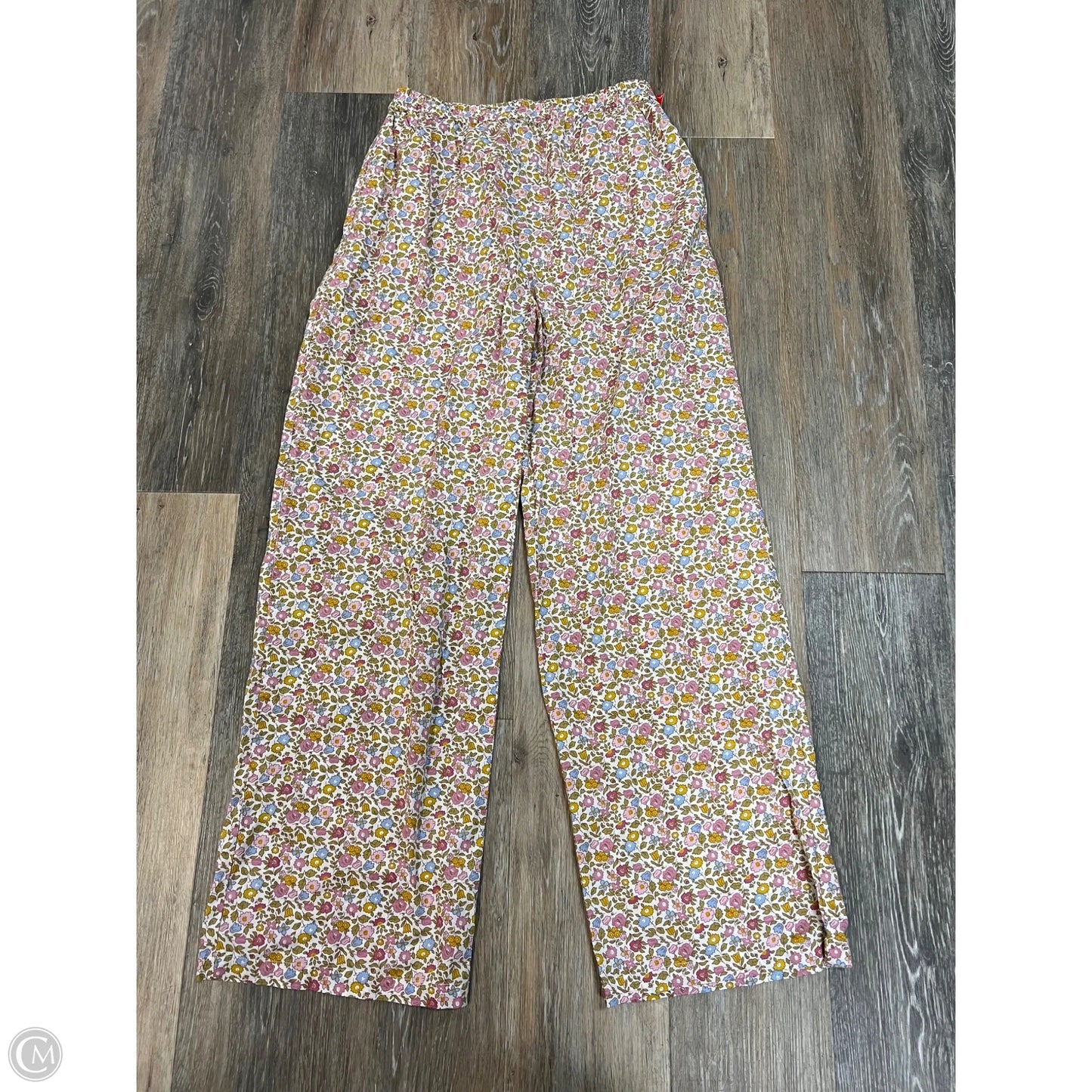 Pants Lounge By Things Between In Floral Print, Size: M