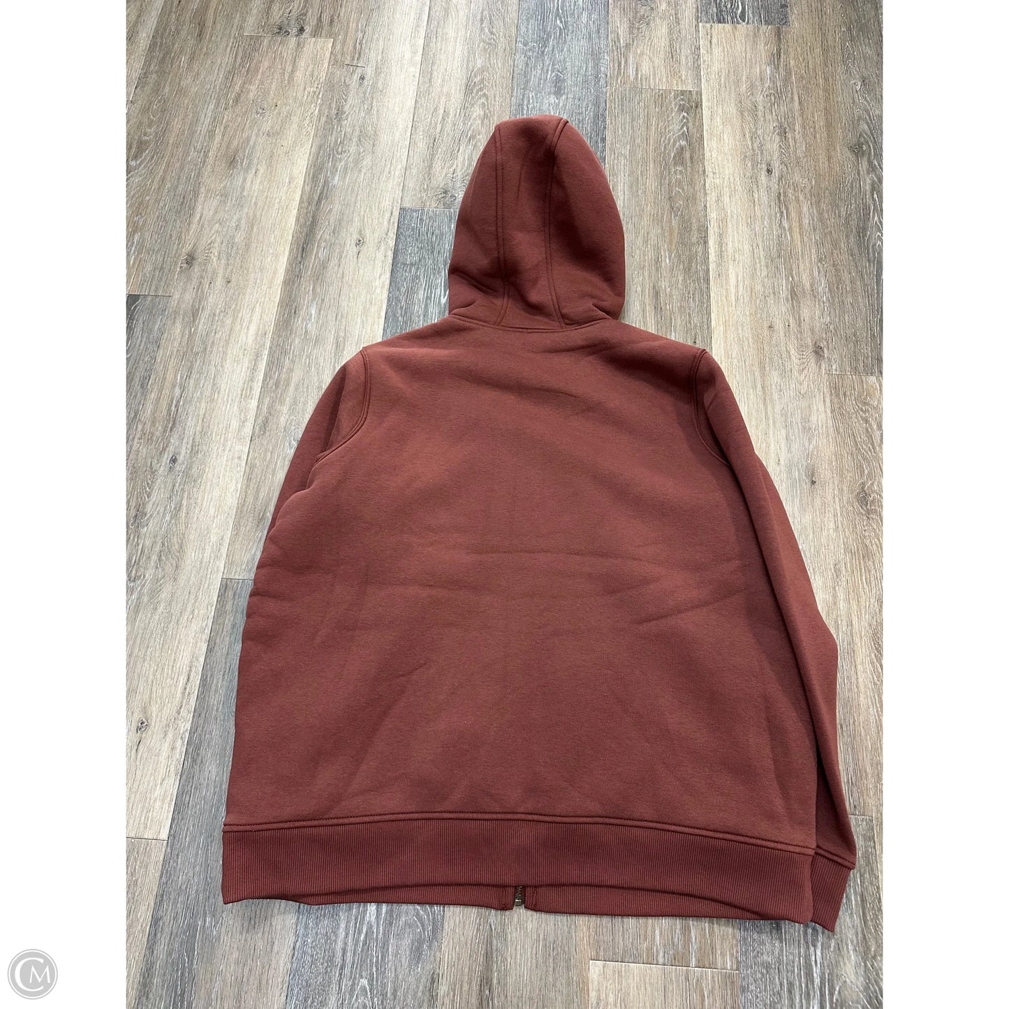 Sweatshirt Hoodie By Carhartt In Maroon, Size: 1x