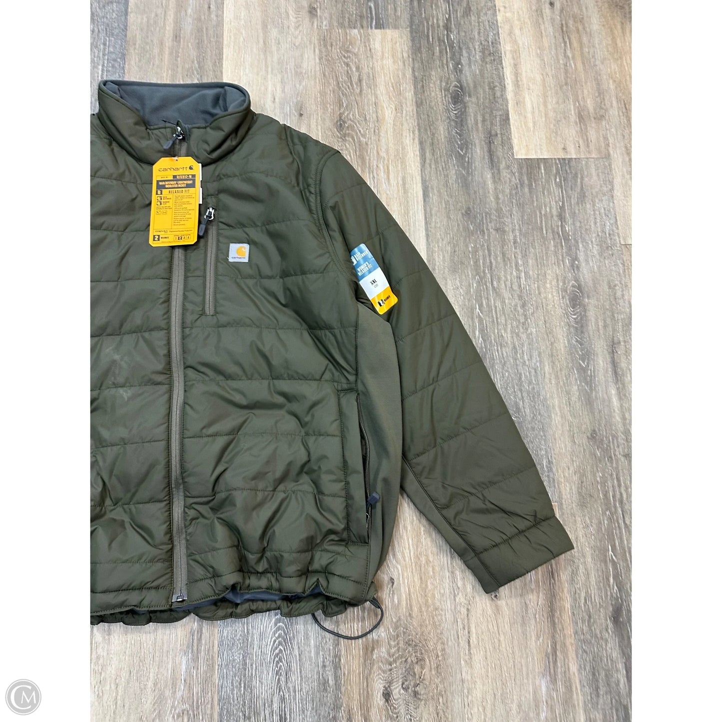 Jacket Puffer & Quilted By Carhartt In Gold, Size: Xxl