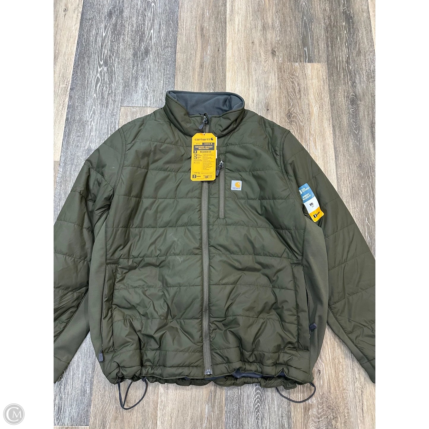 Jacket Puffer & Quilted By Carhartt In Gold, Size: Xxl