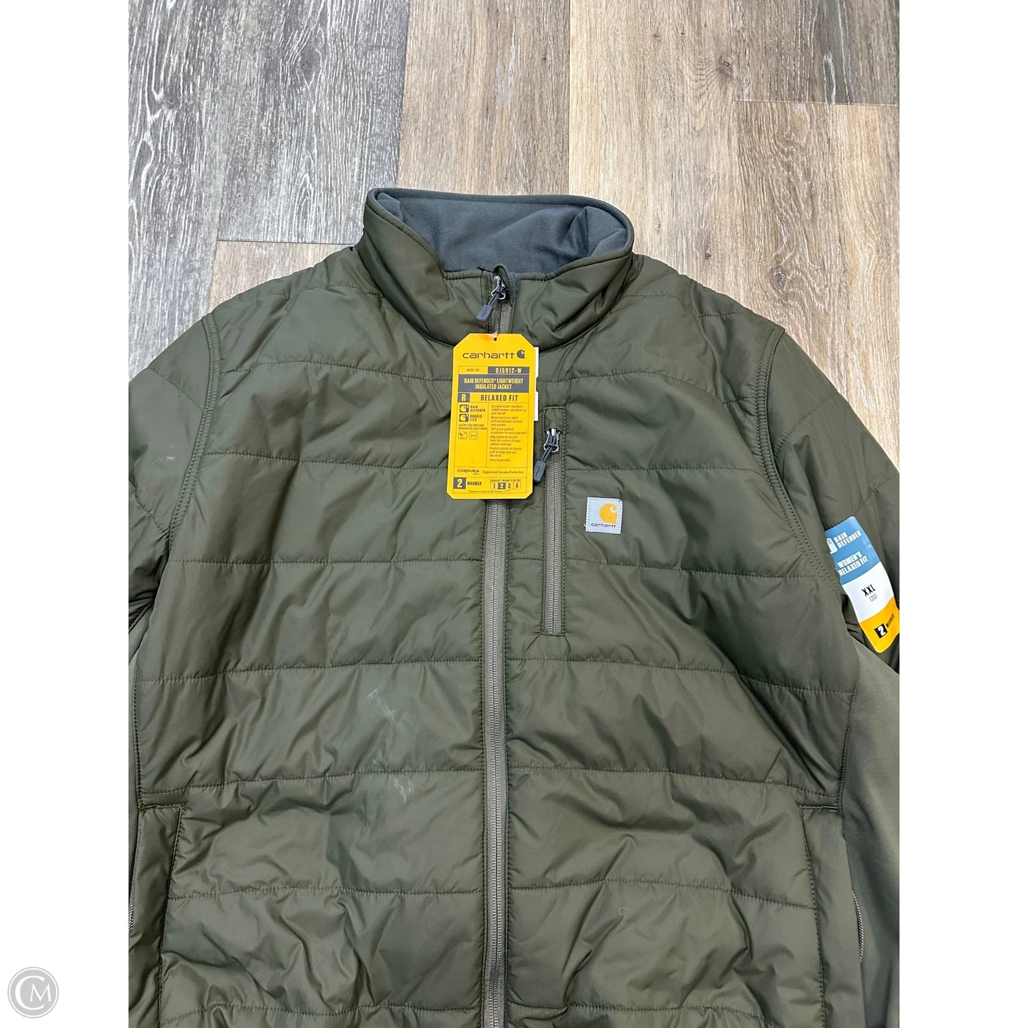 Jacket Puffer & Quilted By Carhartt In Gold, Size: Xxl