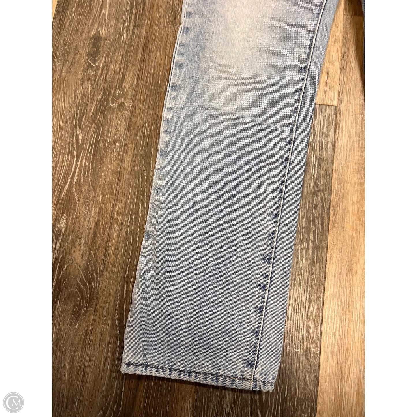 Jeans Straight By Rollas In Blue Denim, Size: 1/25