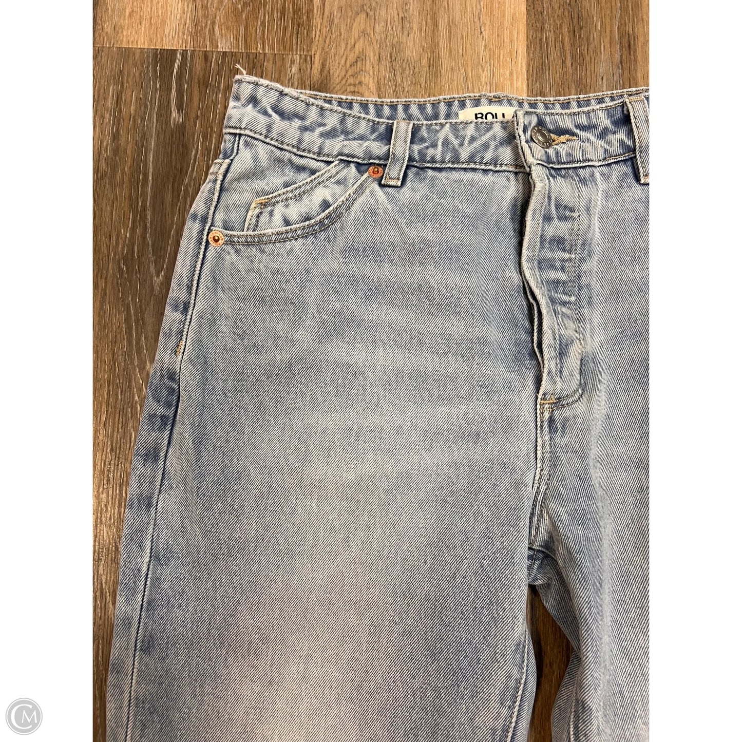 Jeans Straight By Rollas In Blue Denim, Size: 1/25
