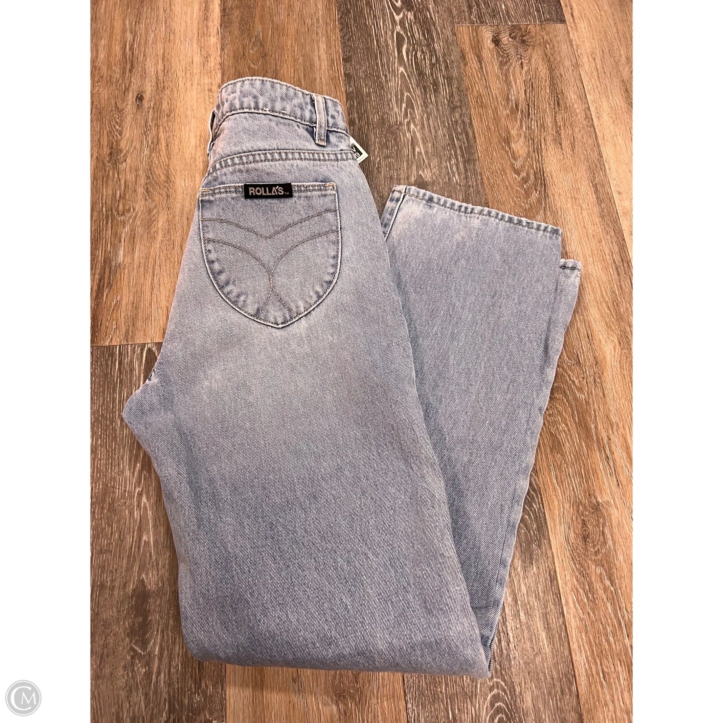 Jeans Straight By Rollas In Blue Denim, Size: 1/25
