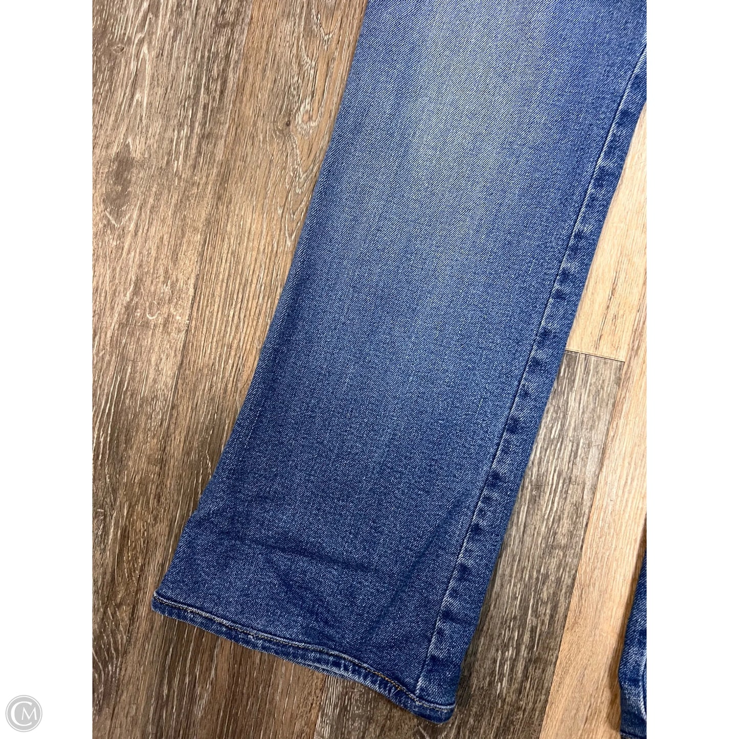 Jeans Straight By Mother In Blue Denim, Size: 10/30