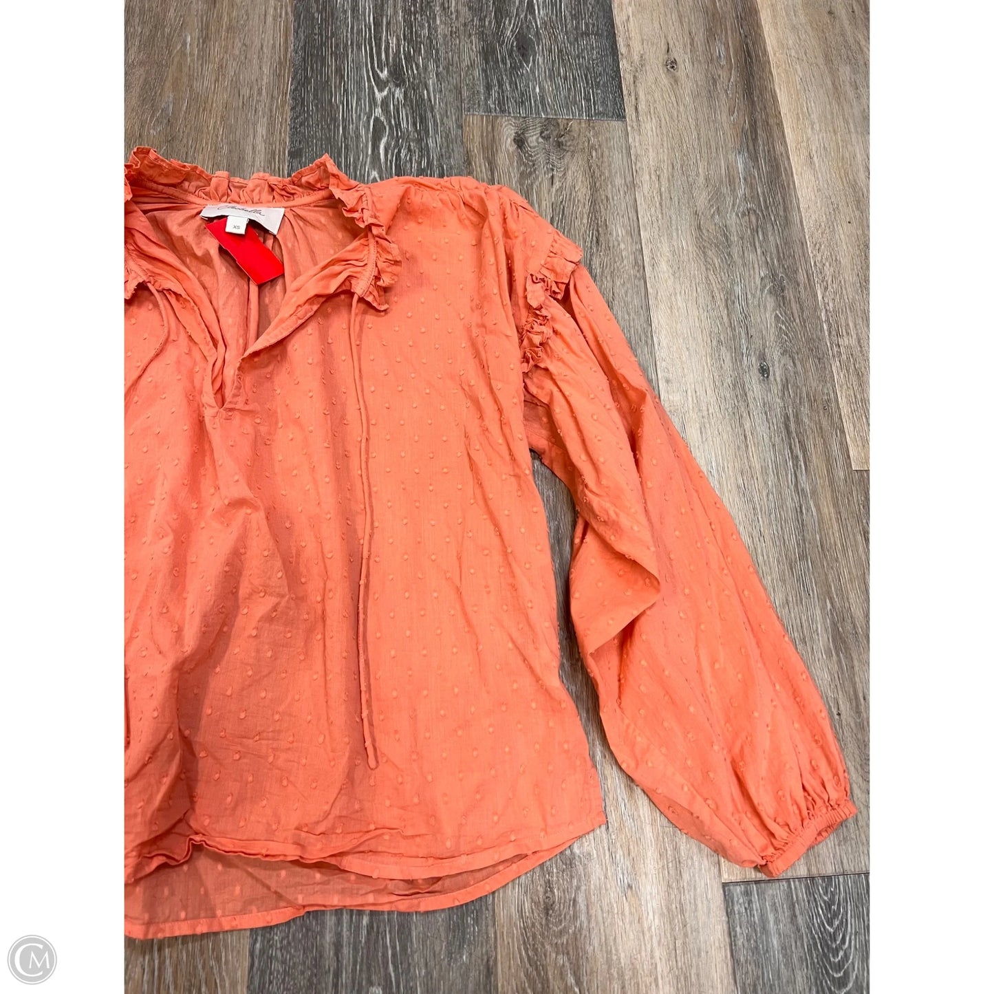 Blouse Long Sleeve By Cleobella In Pink, Size: Xs