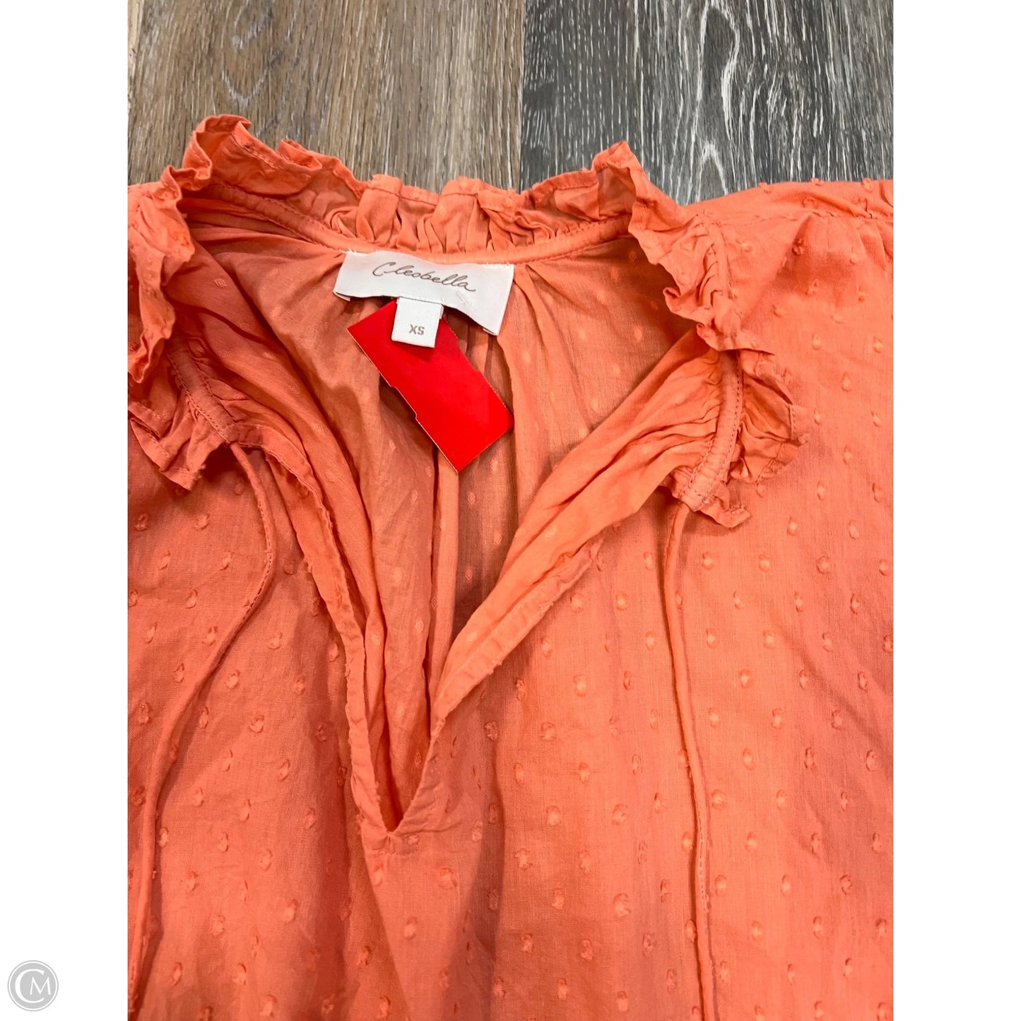 Blouse Long Sleeve By Cleobella In Pink, Size: Xs
