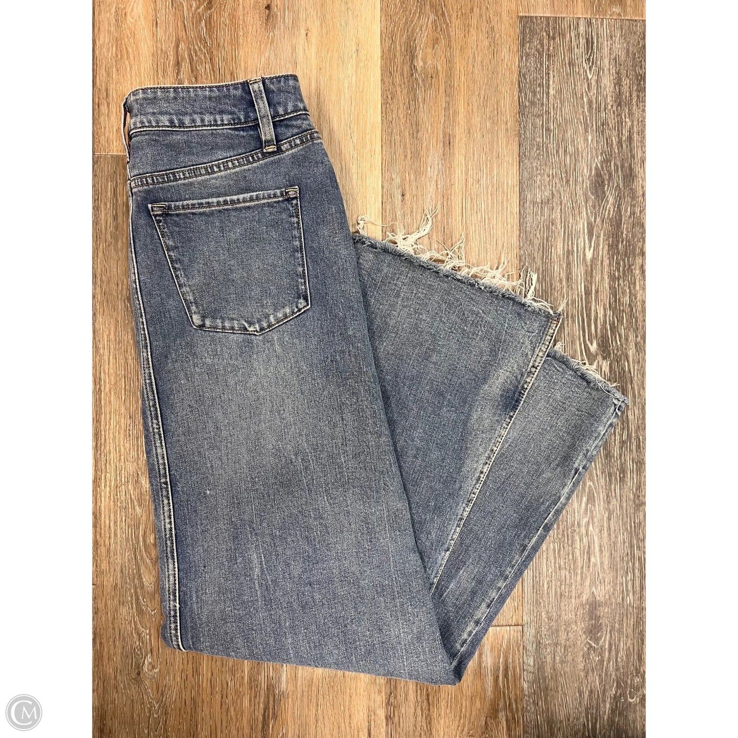 Skirt Designer By Alice + Olivia In Blue Denim, Size: 4/27