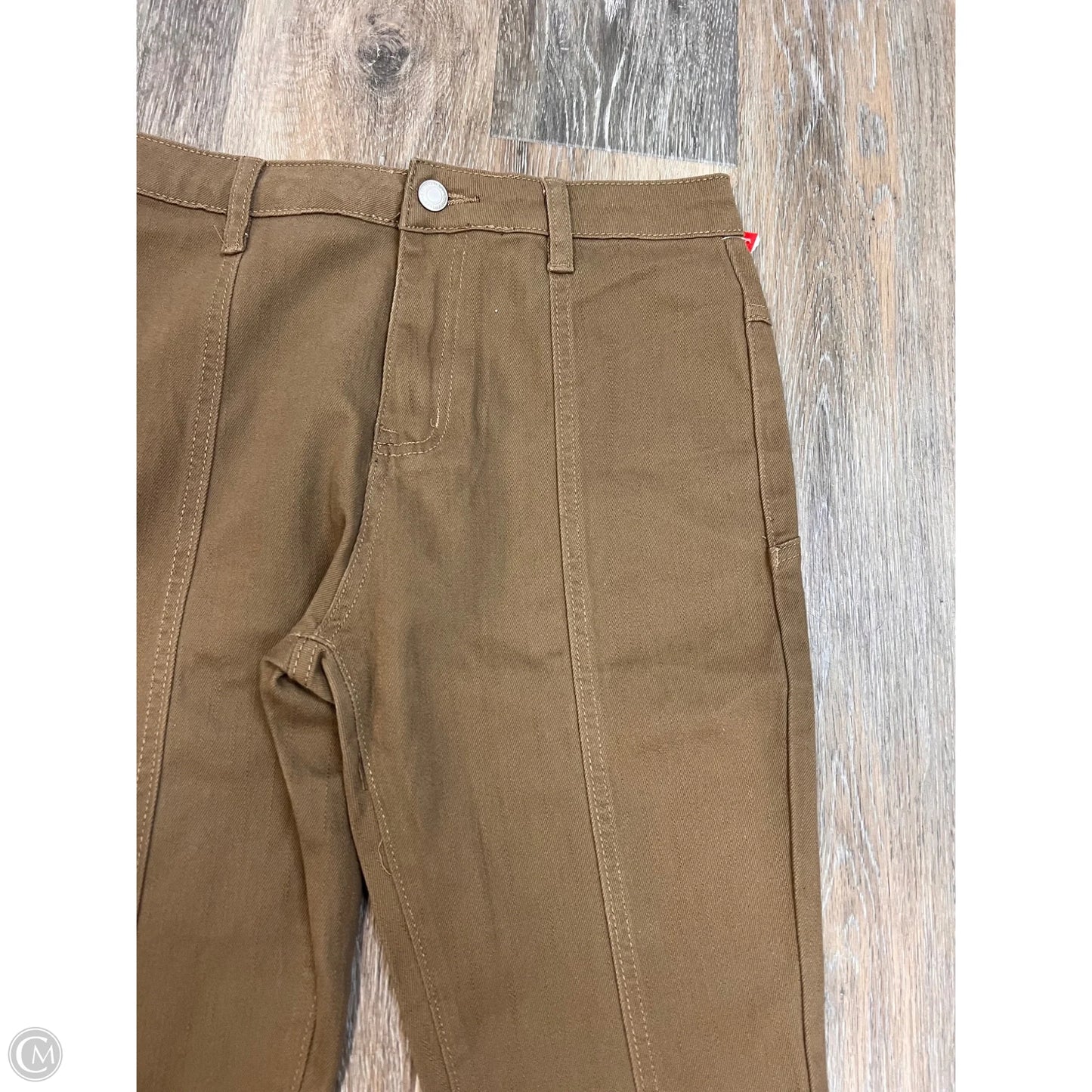 Jeans Flared By Saints and Hearts In Brown Denim, Size: L